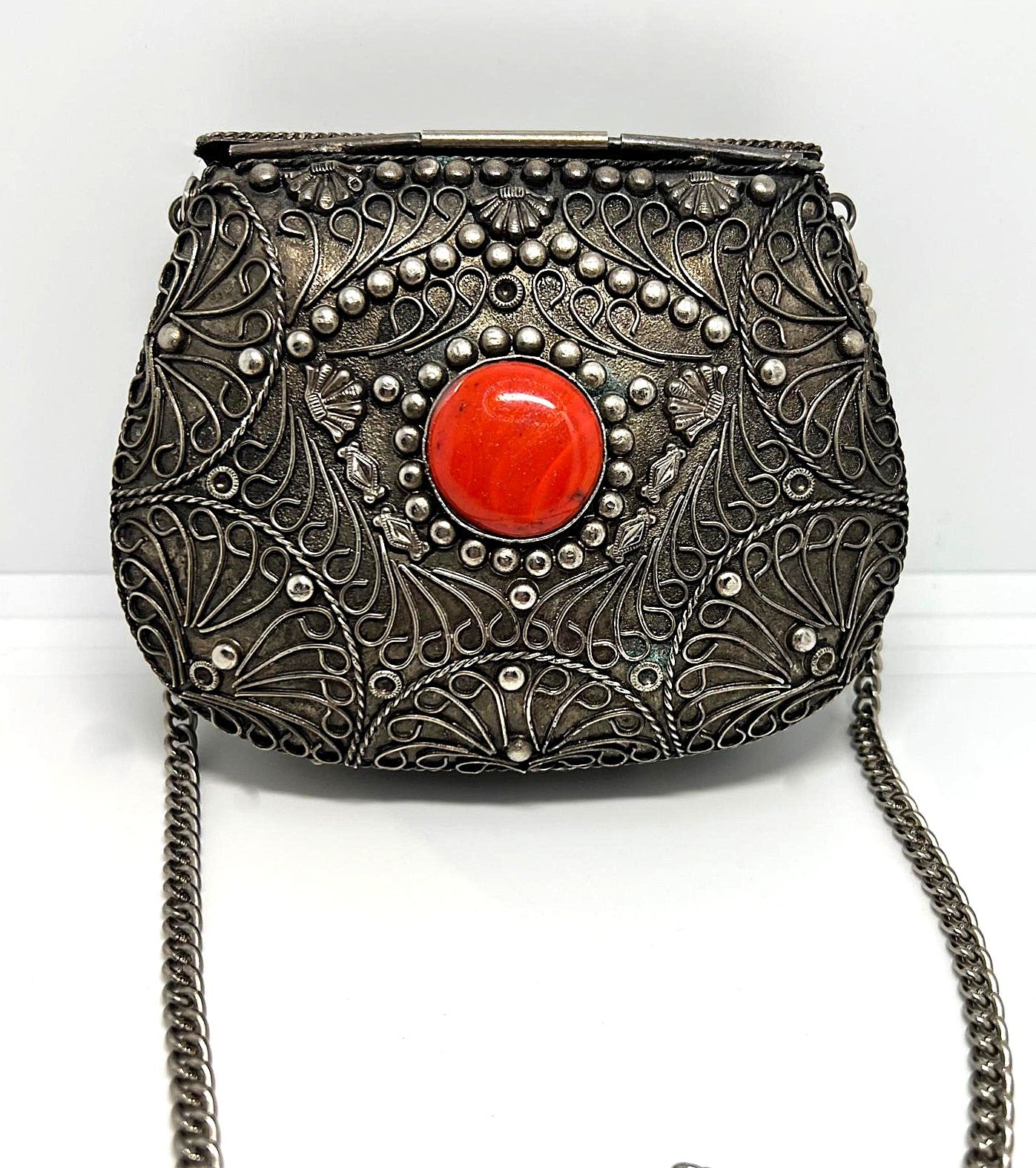 Antike Silber-Tasche