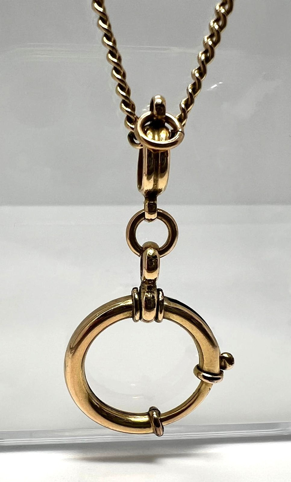 Antike Uhrkette aus 14 Karat Gold