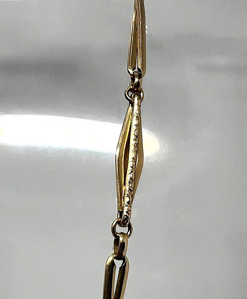 Antike Uhrkette aus 14 Karat Gold