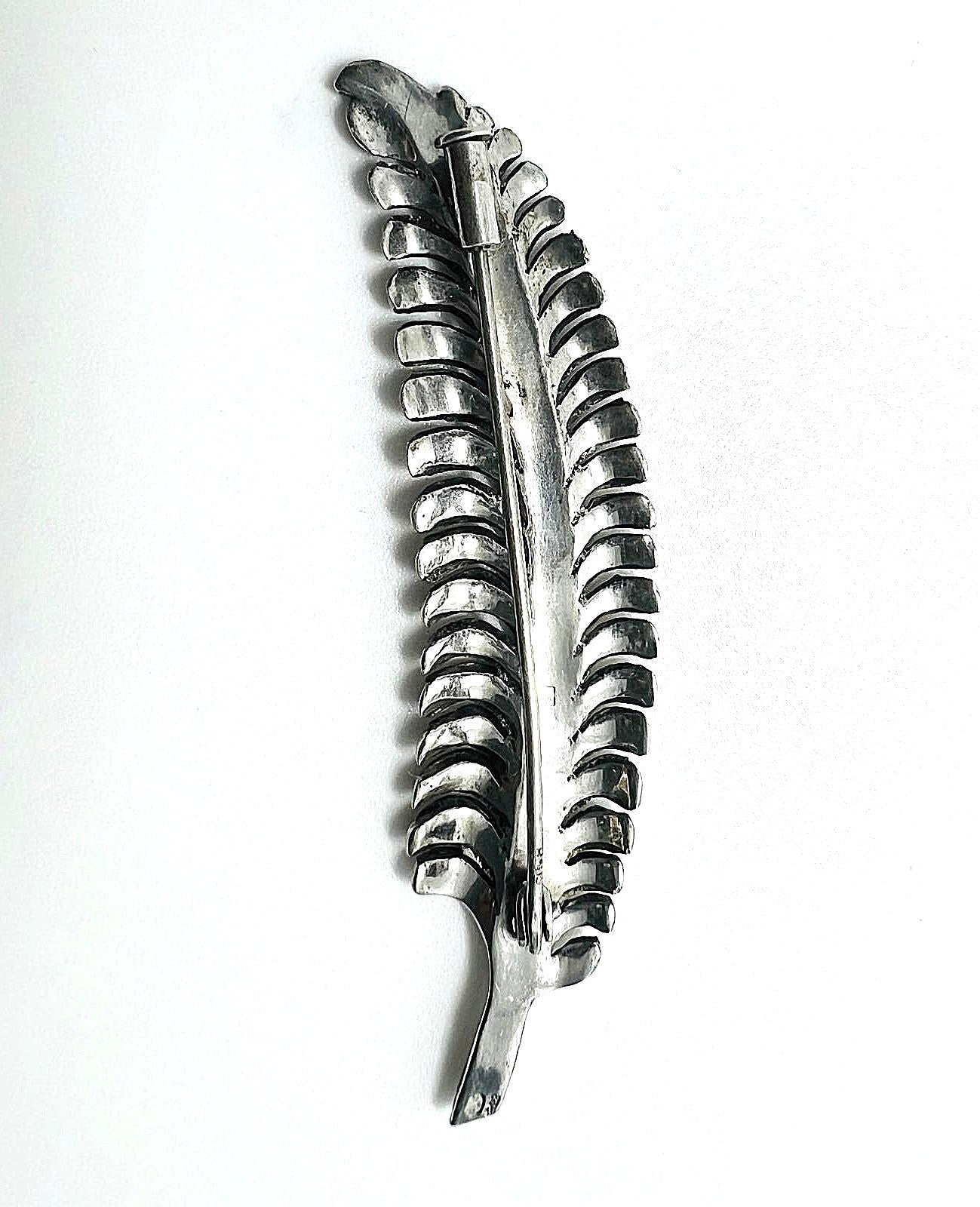 Art Deco 835er Silber-Brosche