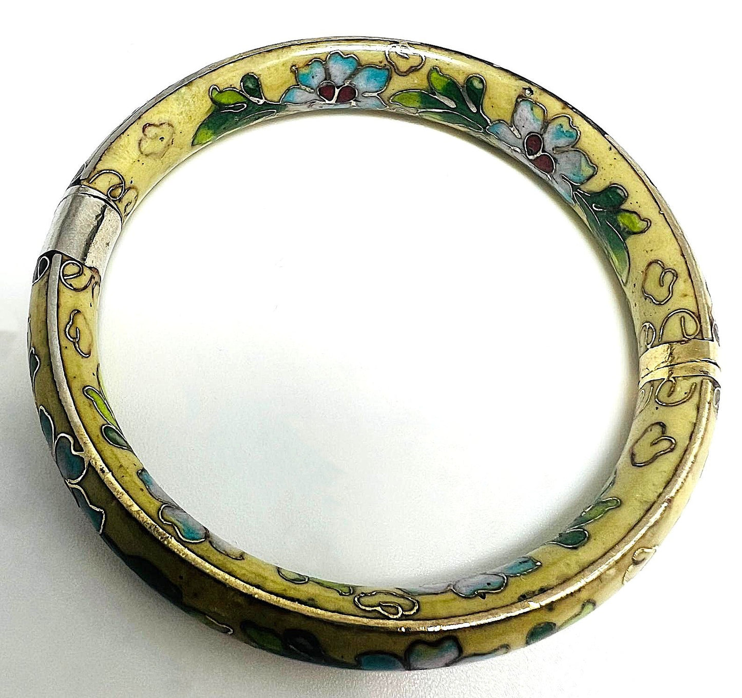 Antiker Cloisonné Emaille Armreif
