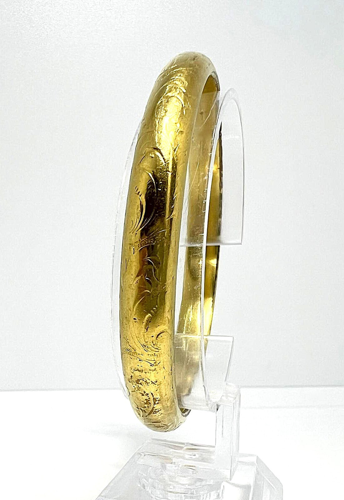 Antiker Jugendstil vergoldeter Armreif