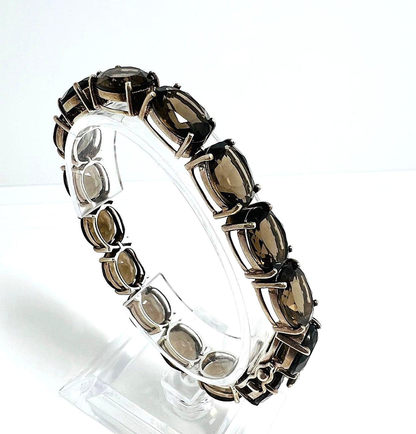 Armband mit facettiertem Rauchquarz