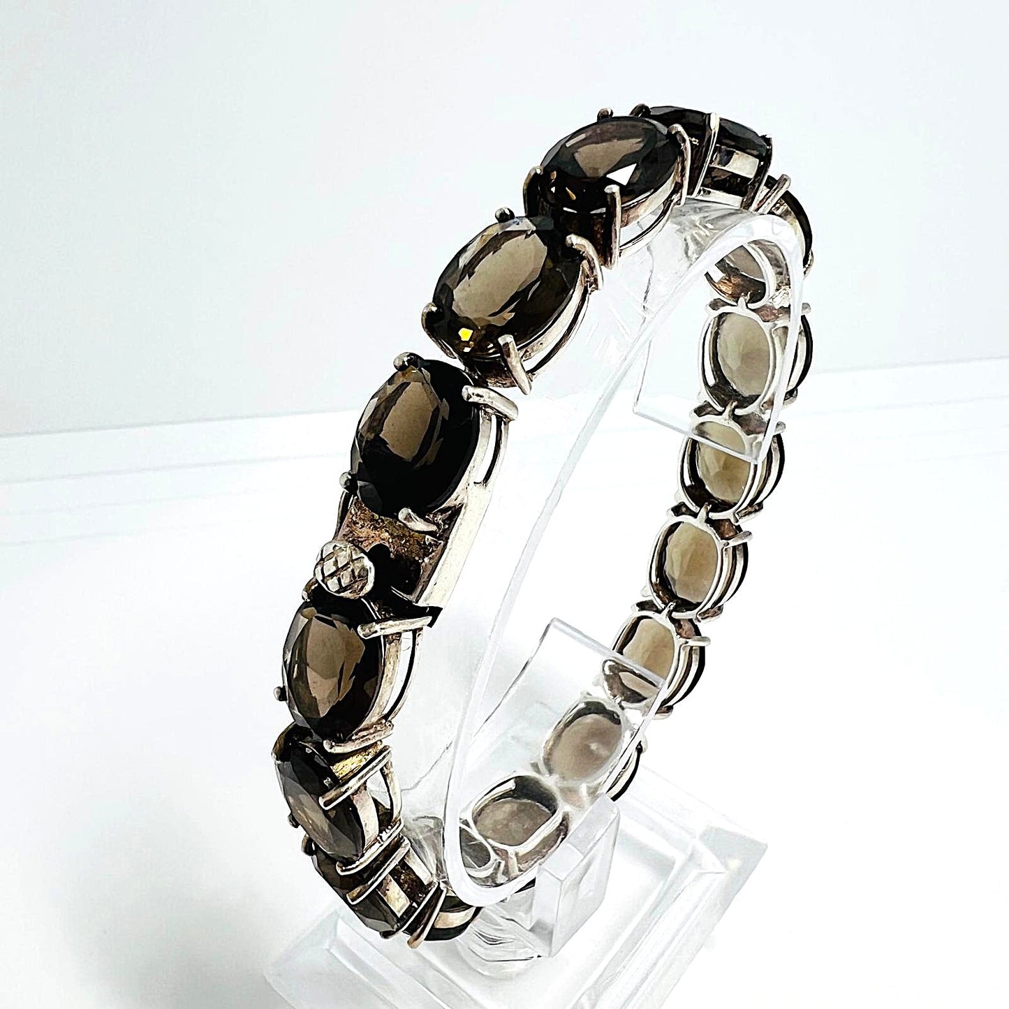 Armband mit facettiertem Rauchquarz