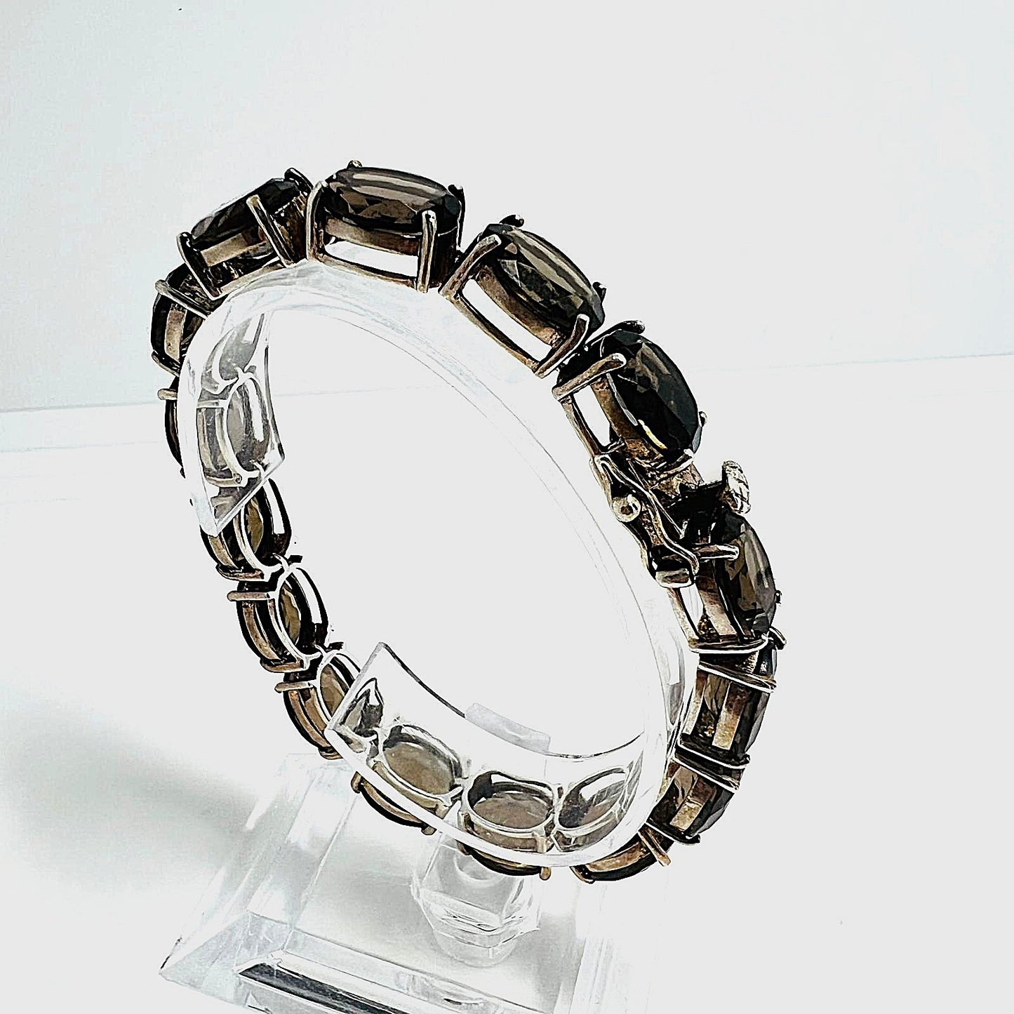 Armband mit facettiertem Rauchquarz
