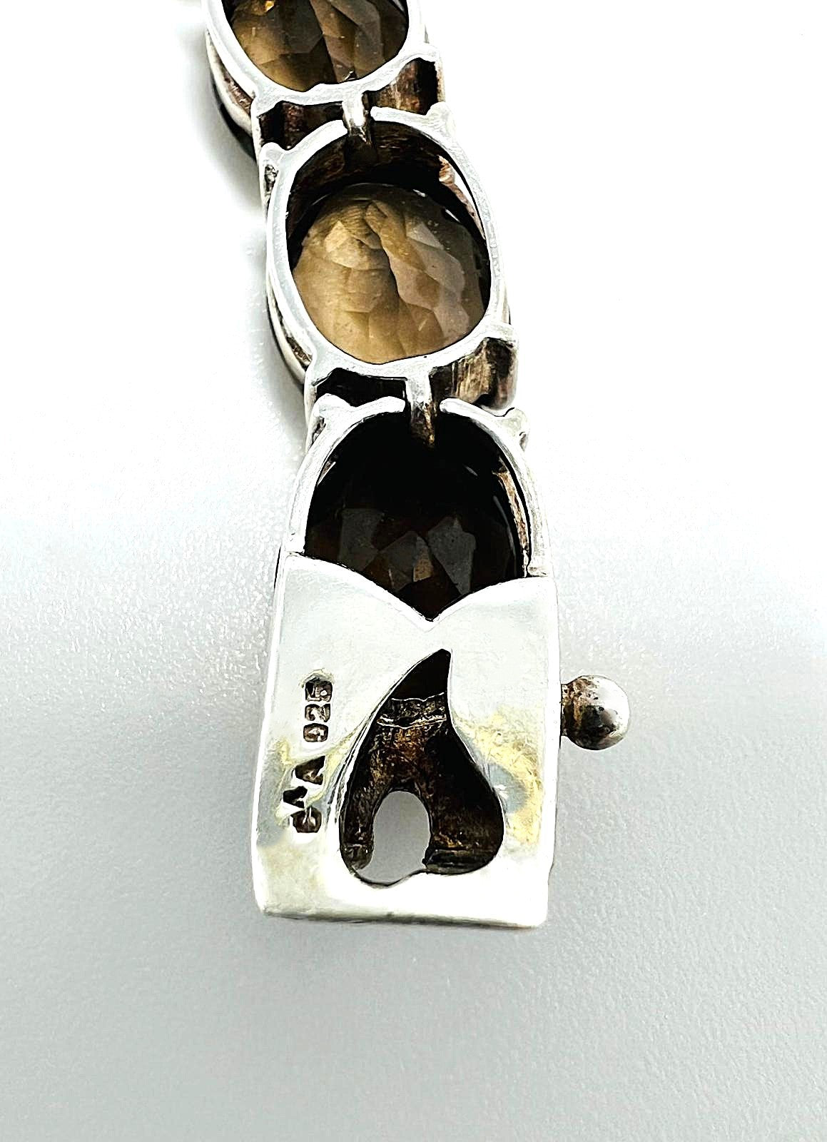 Armband mit facettiertem Rauchquarz