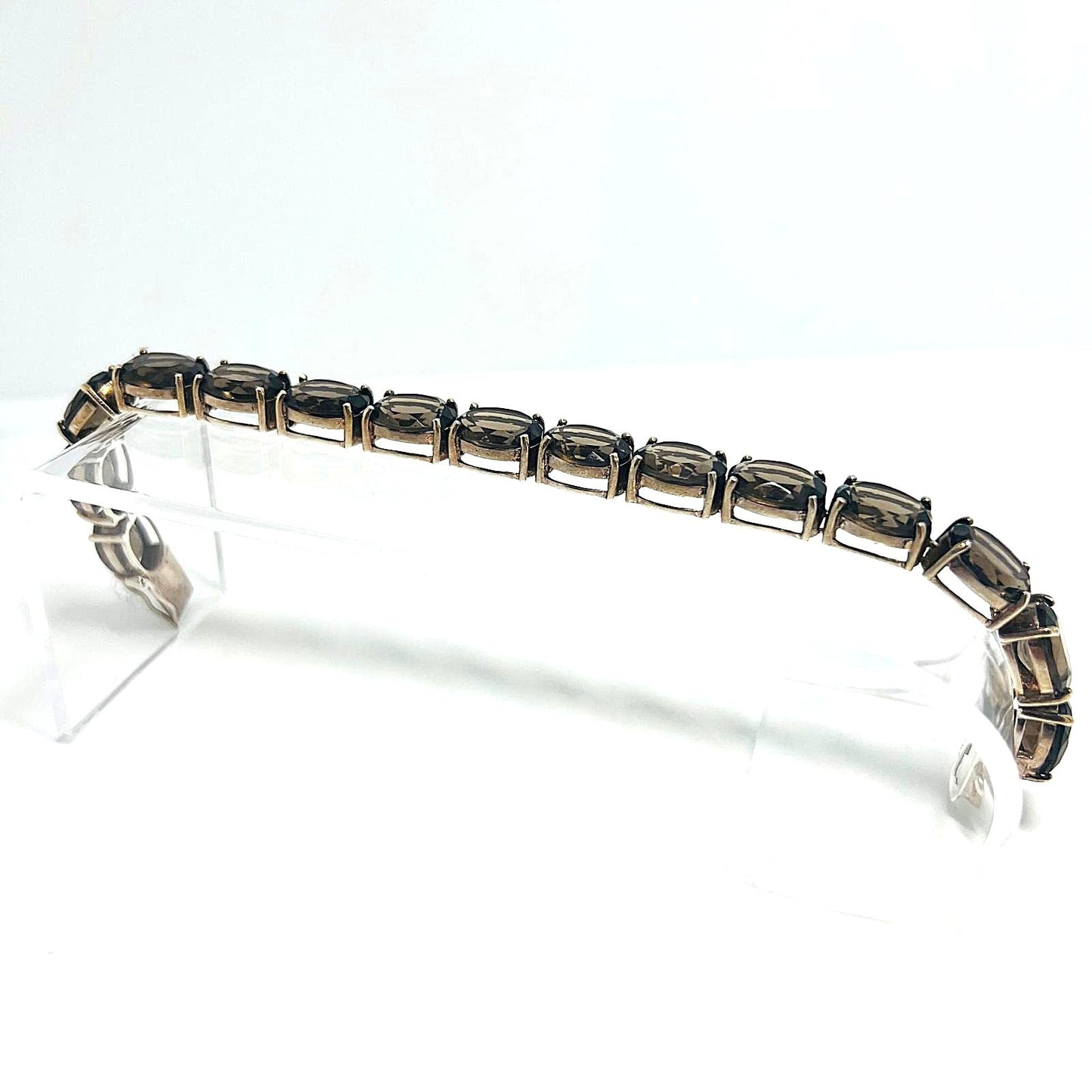Armband mit facettiertem Rauchquarz