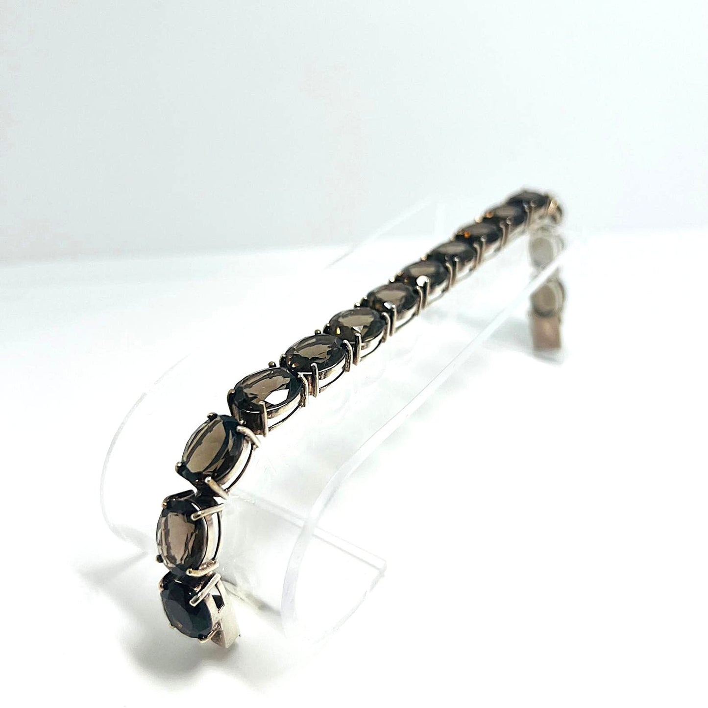 Armband mit facettiertem Rauchquarz