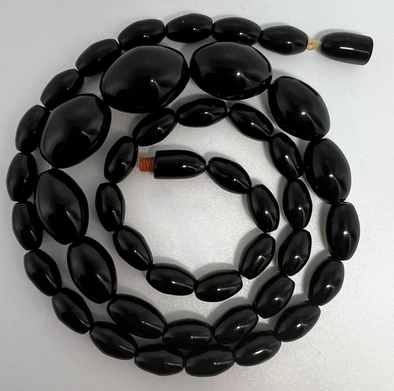 Bakelit Kette in Schwarz