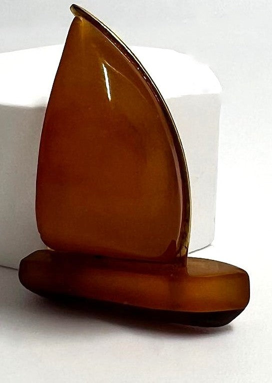 Butterscotch Bernstein Brosche