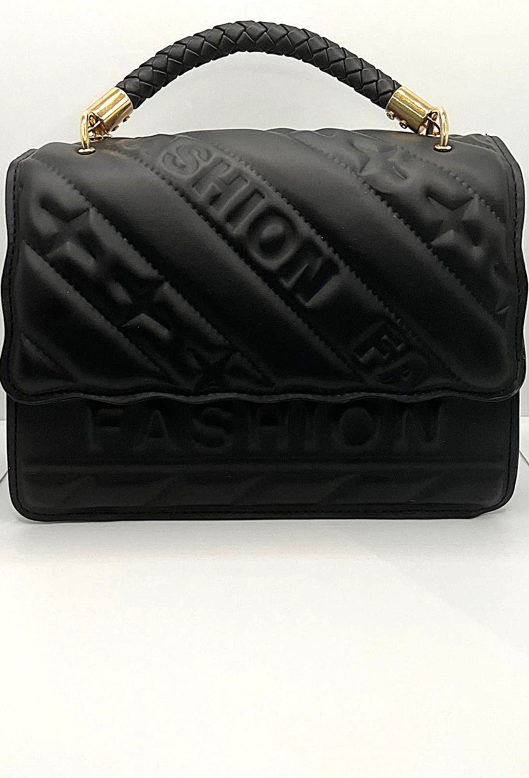 schwarze Crossbody-Tasche