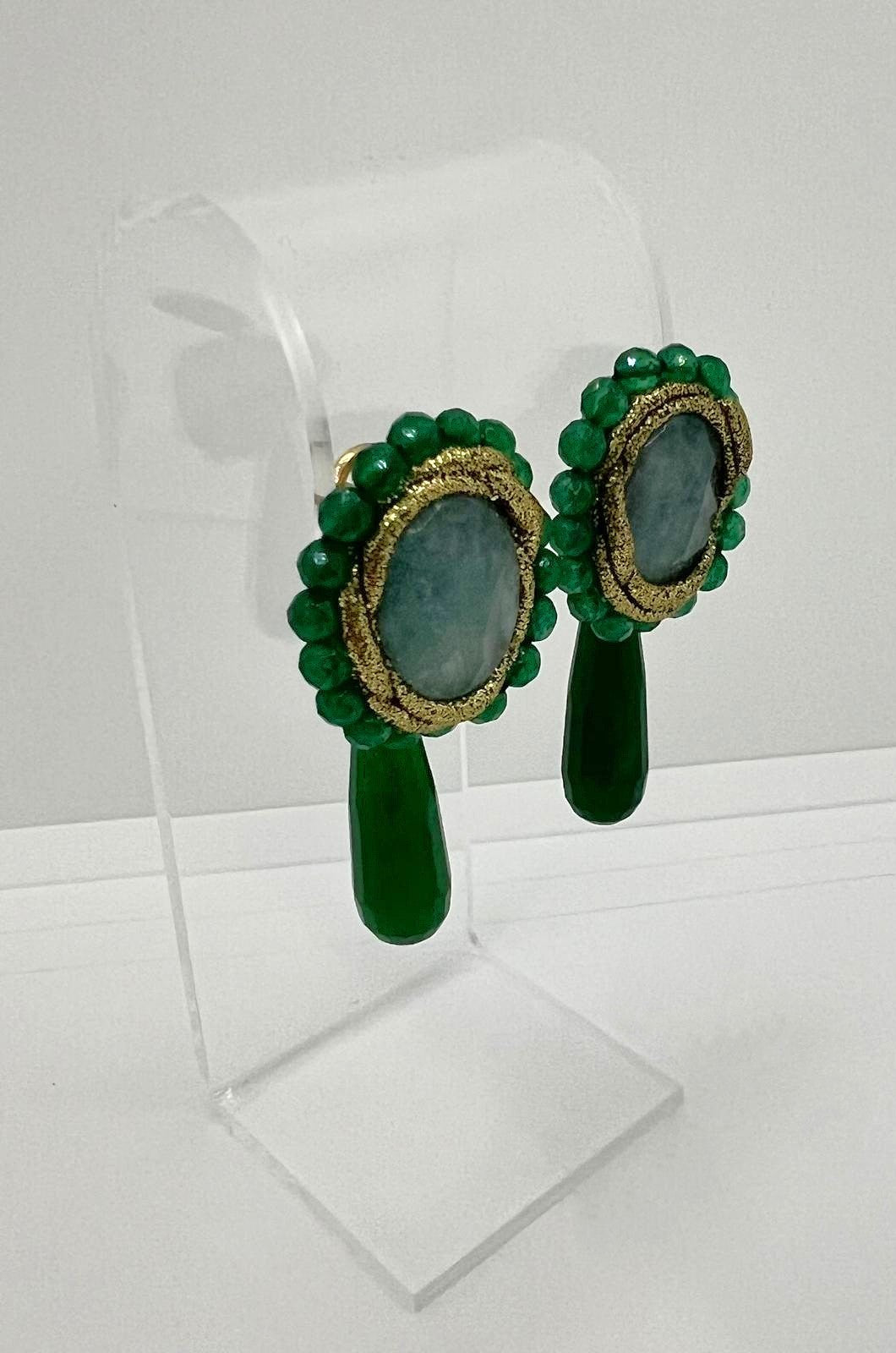De Wan Vintage Statement-Ohrringe