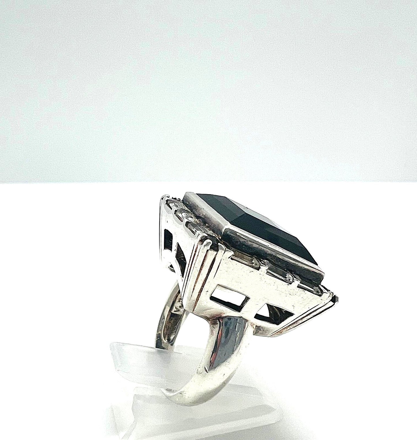 Designer 925 Silber Statement-Ring