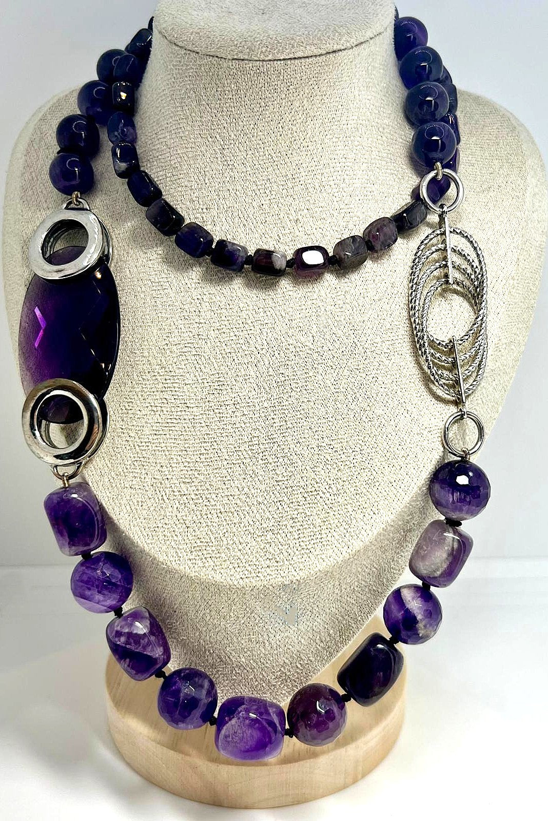 Statementkette Amethyst