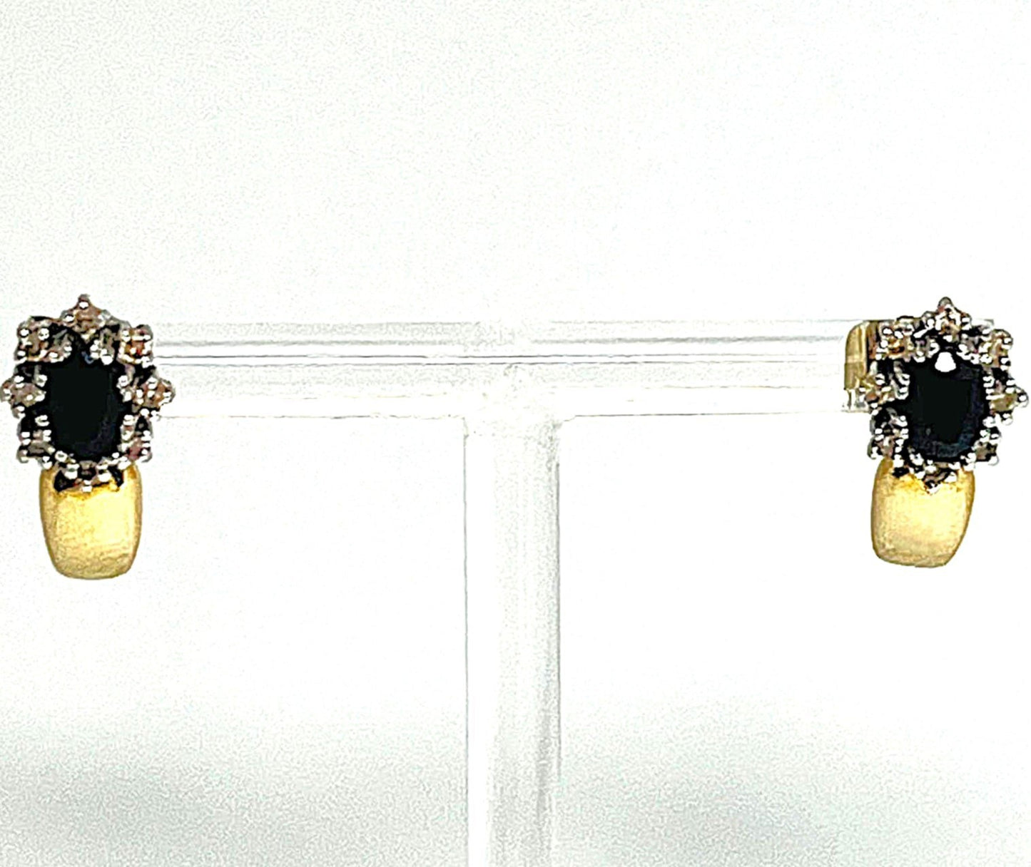 585er Gelbgold Weißgold Ohrstecker