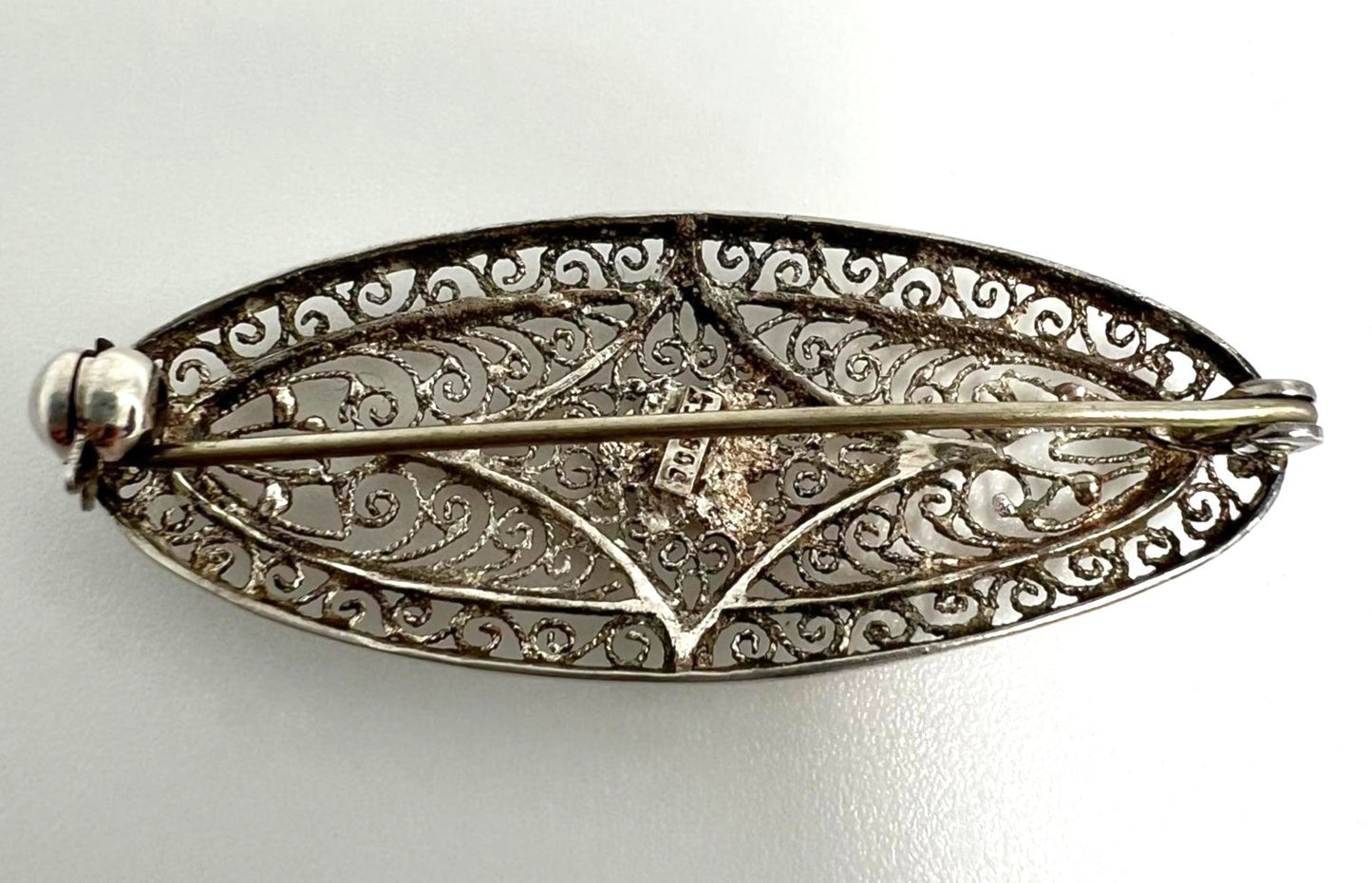 Jugendstil Filigran Brosche