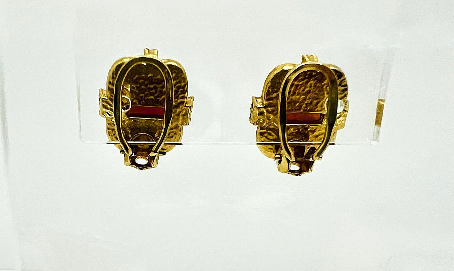 Jugendstil Vergoldete Cameo