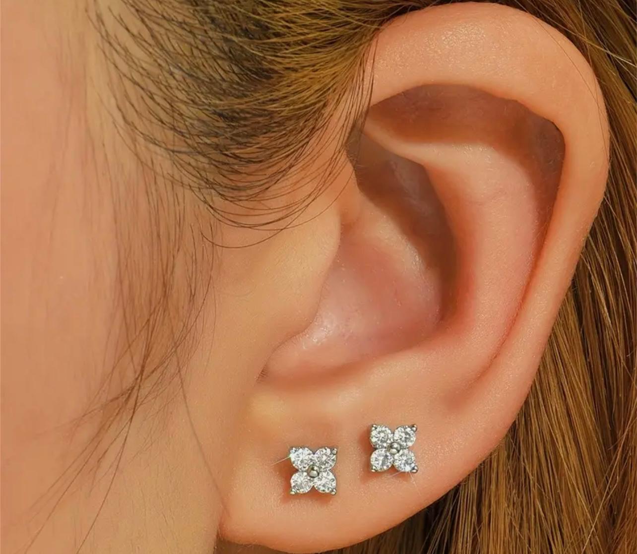 Ohrstecker 925 Silber Zirkon