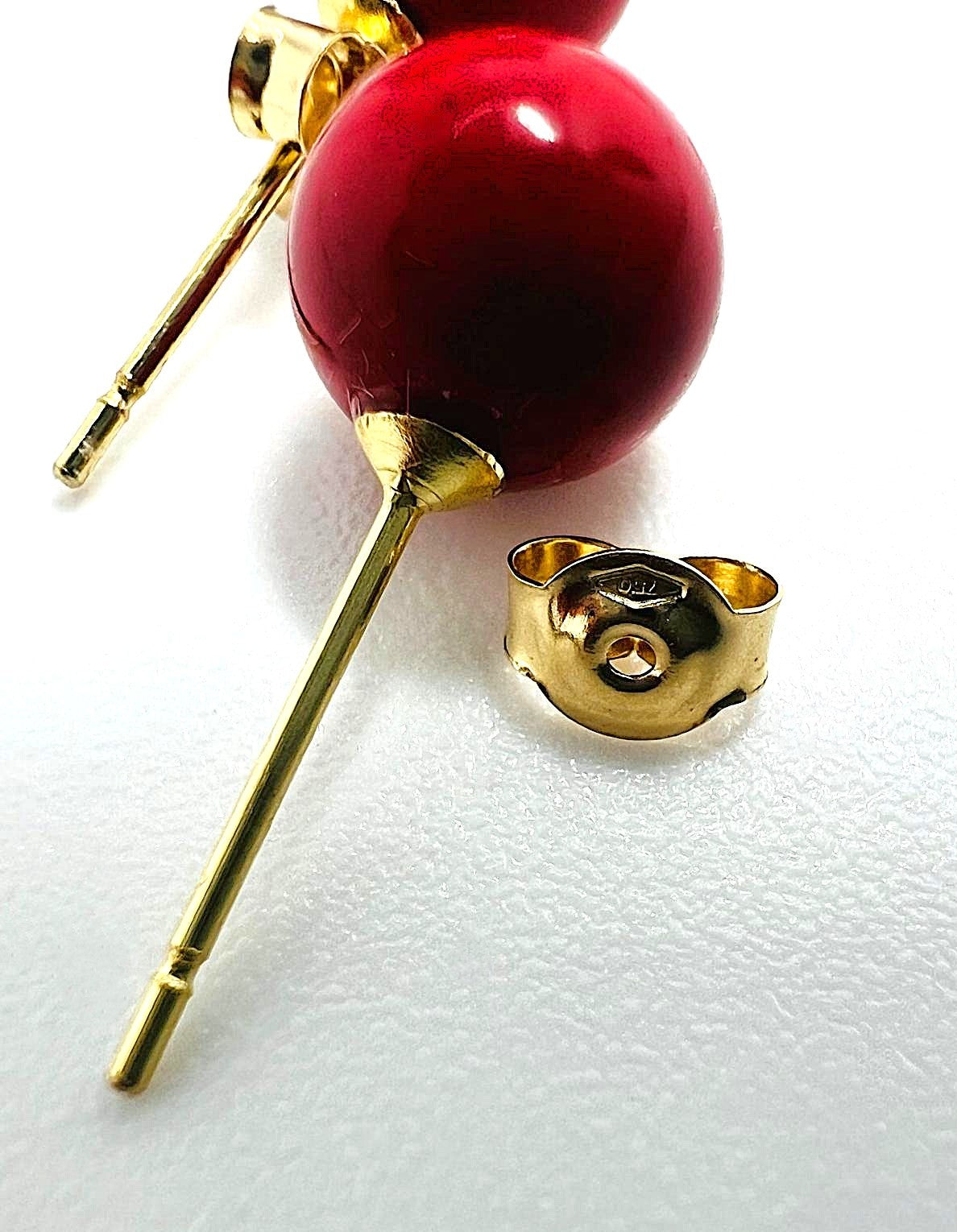 18K Gold Ohrstecker