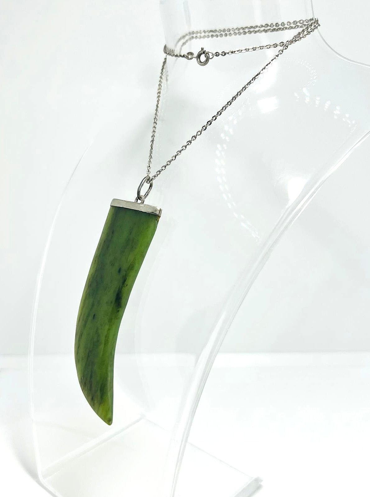 Massive Jade Fang Pendant
