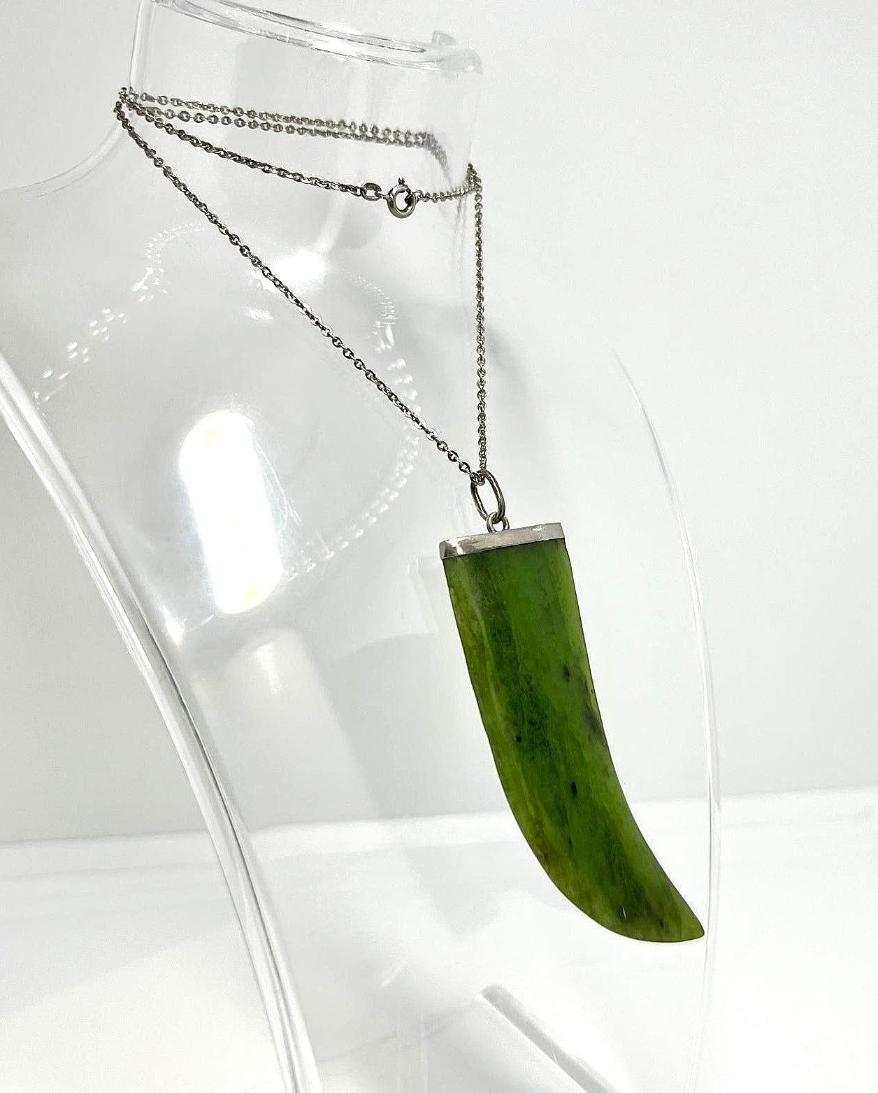 Massive Jade Fang Pendant