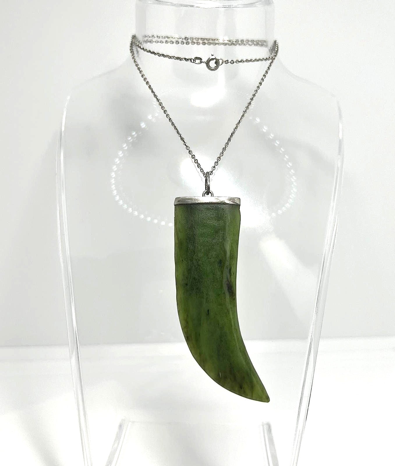 Massive Jade Fang Pendant