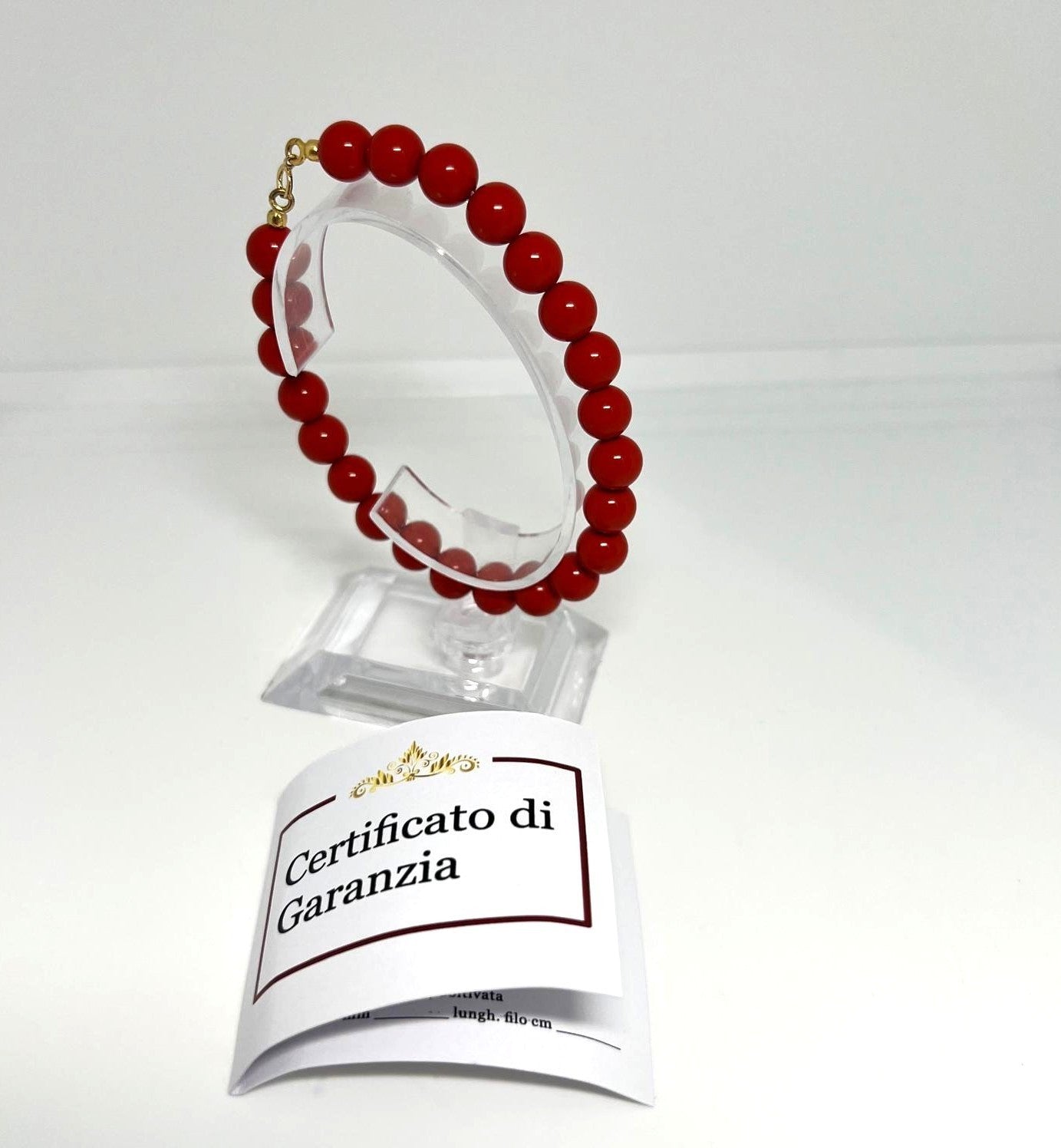 Echtes Mittelmeer-Korallenarmband