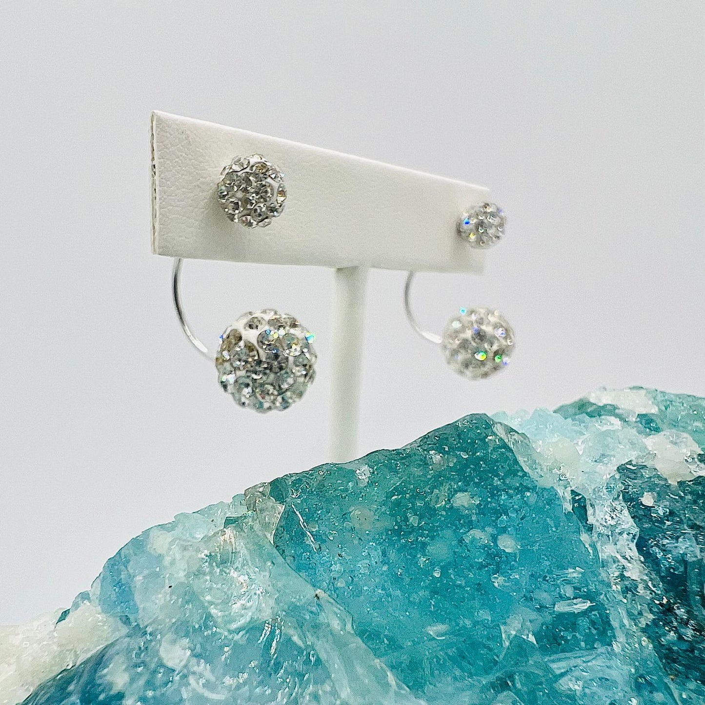 Ohrringe aus 925 Sterling Silber mit Zirkon Steinen
