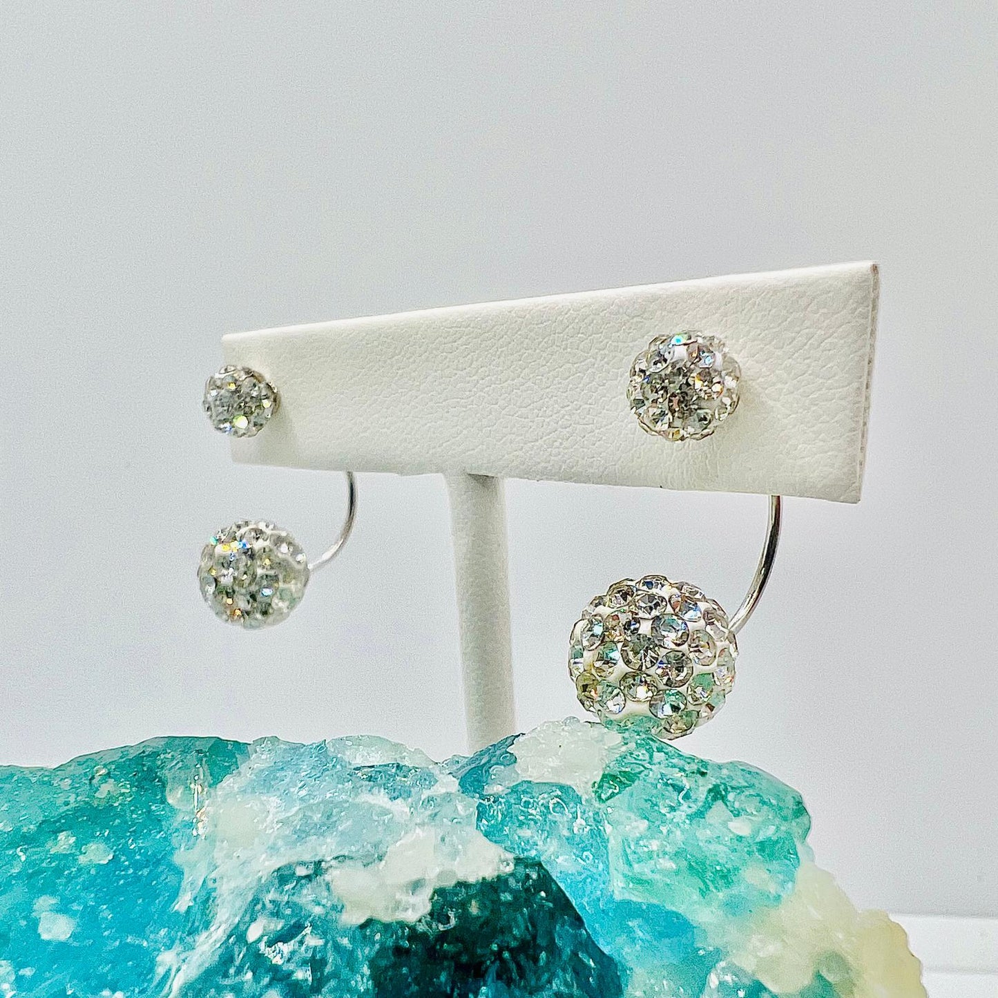 Ohrringe aus 925 Sterling Silber mit Zirkon Steinen