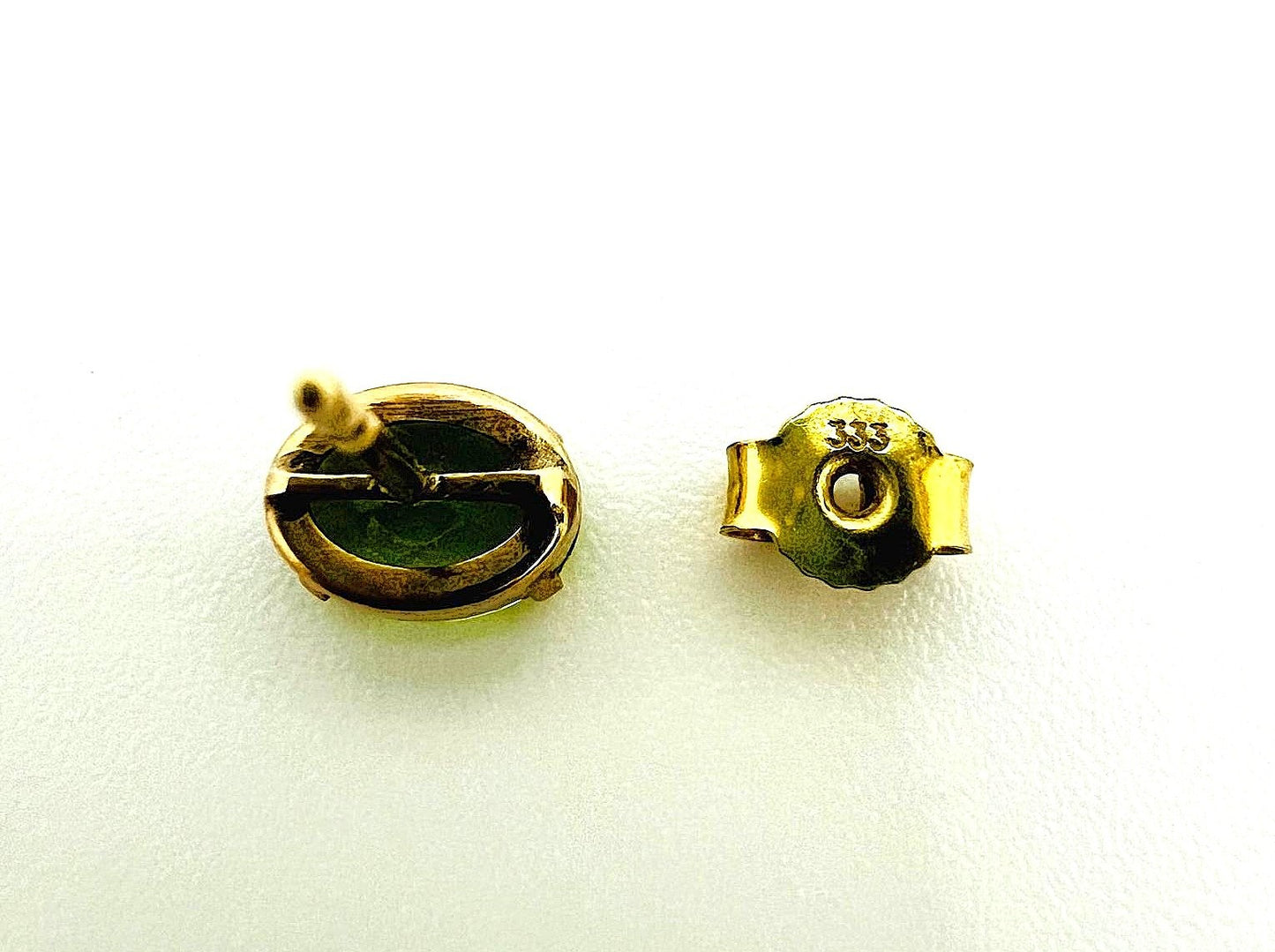 Peridot Ohrringe 333 Gold 0,8ct