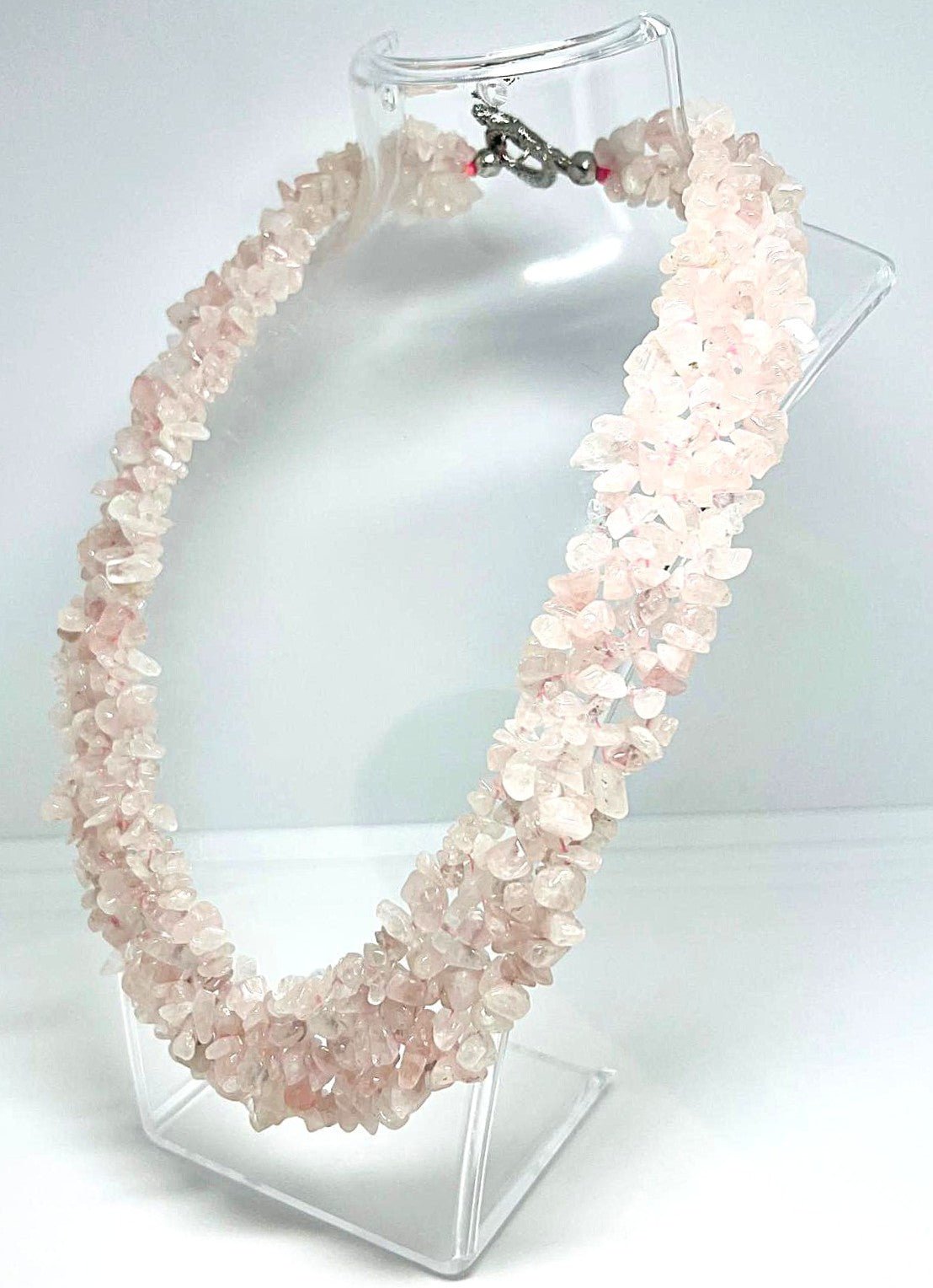 Rosenquarz Collier-Kette