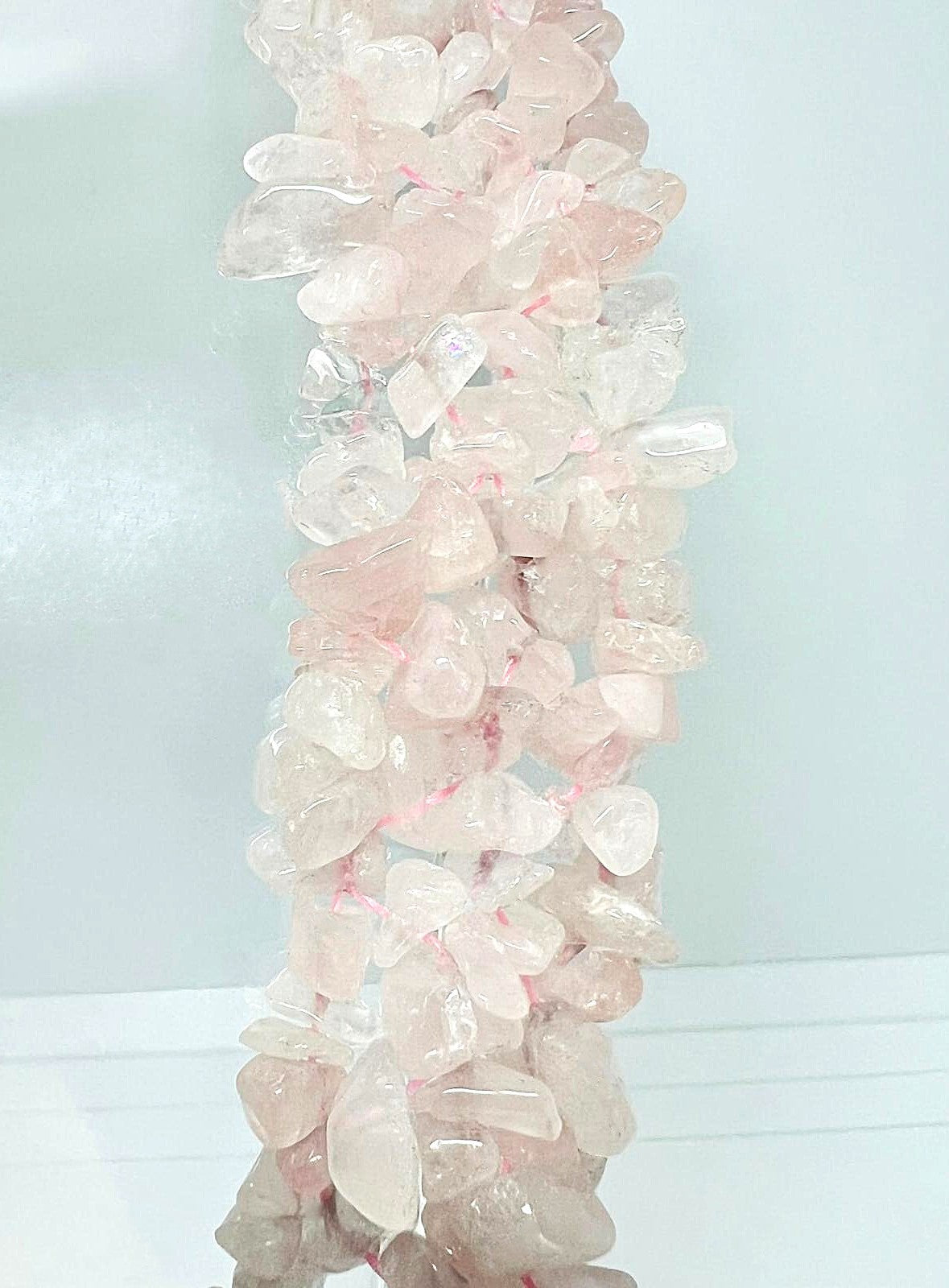Rosenquarz Collier-Kette