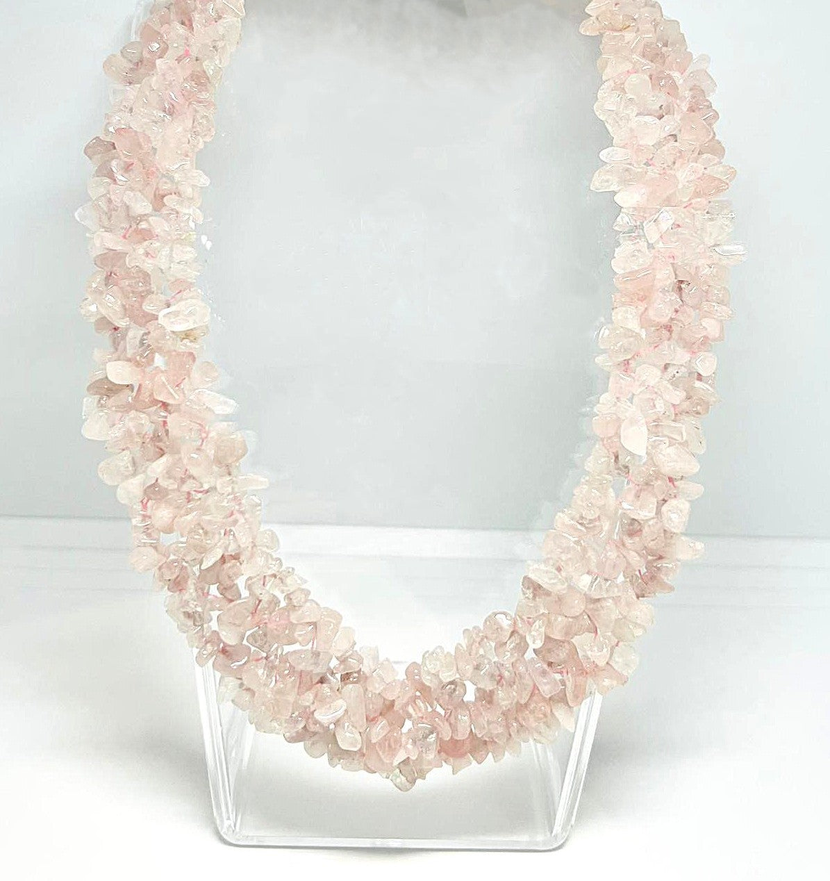 Rosenquarz Collier-Kette