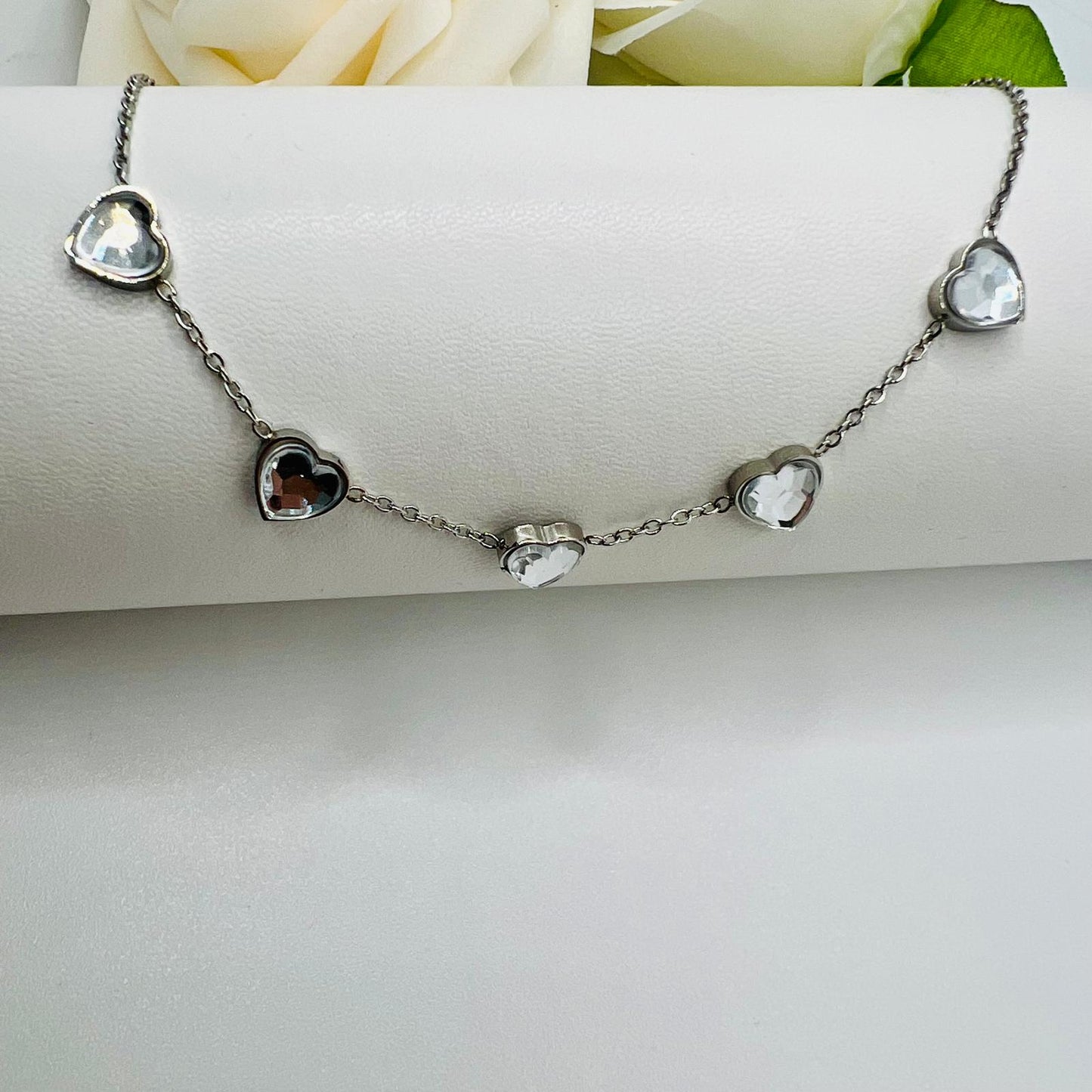Silber Edelstahl Fußkette