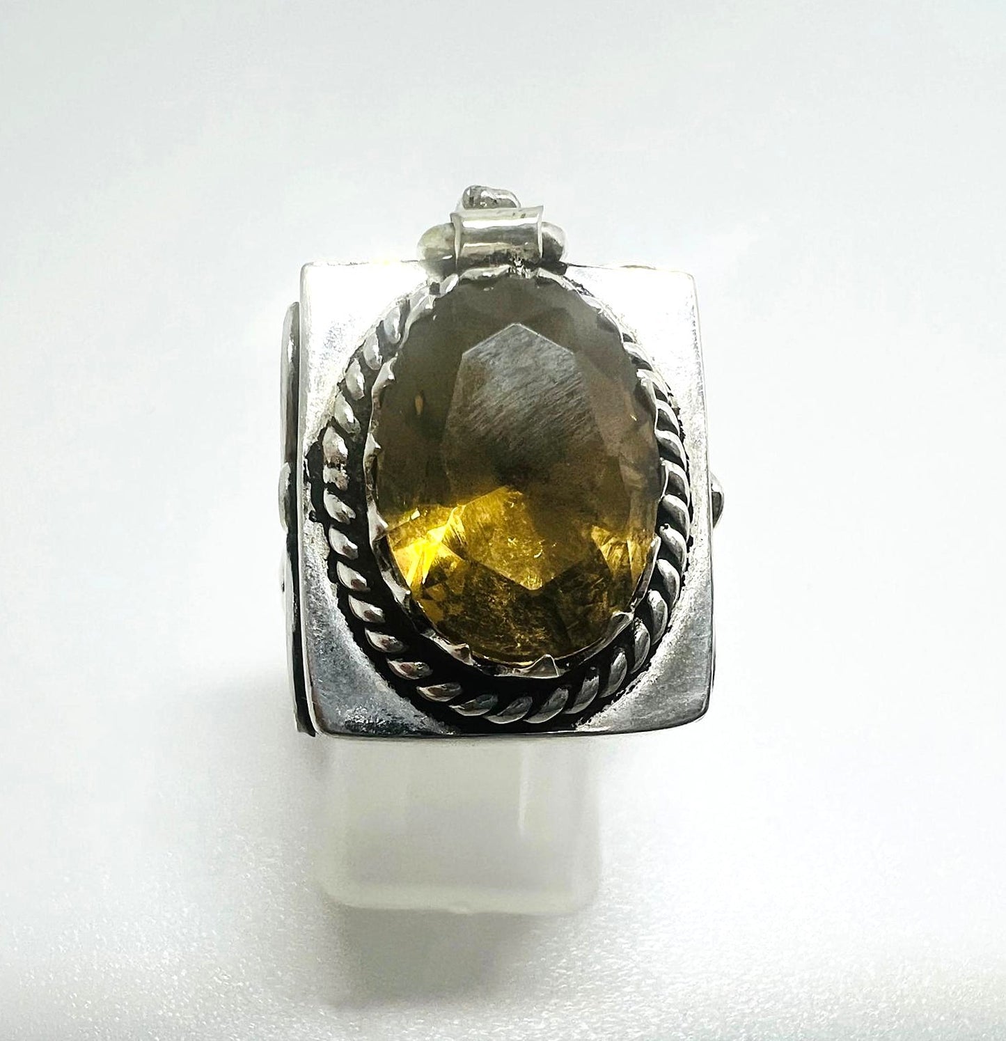 925er Silber Rauchquarz
