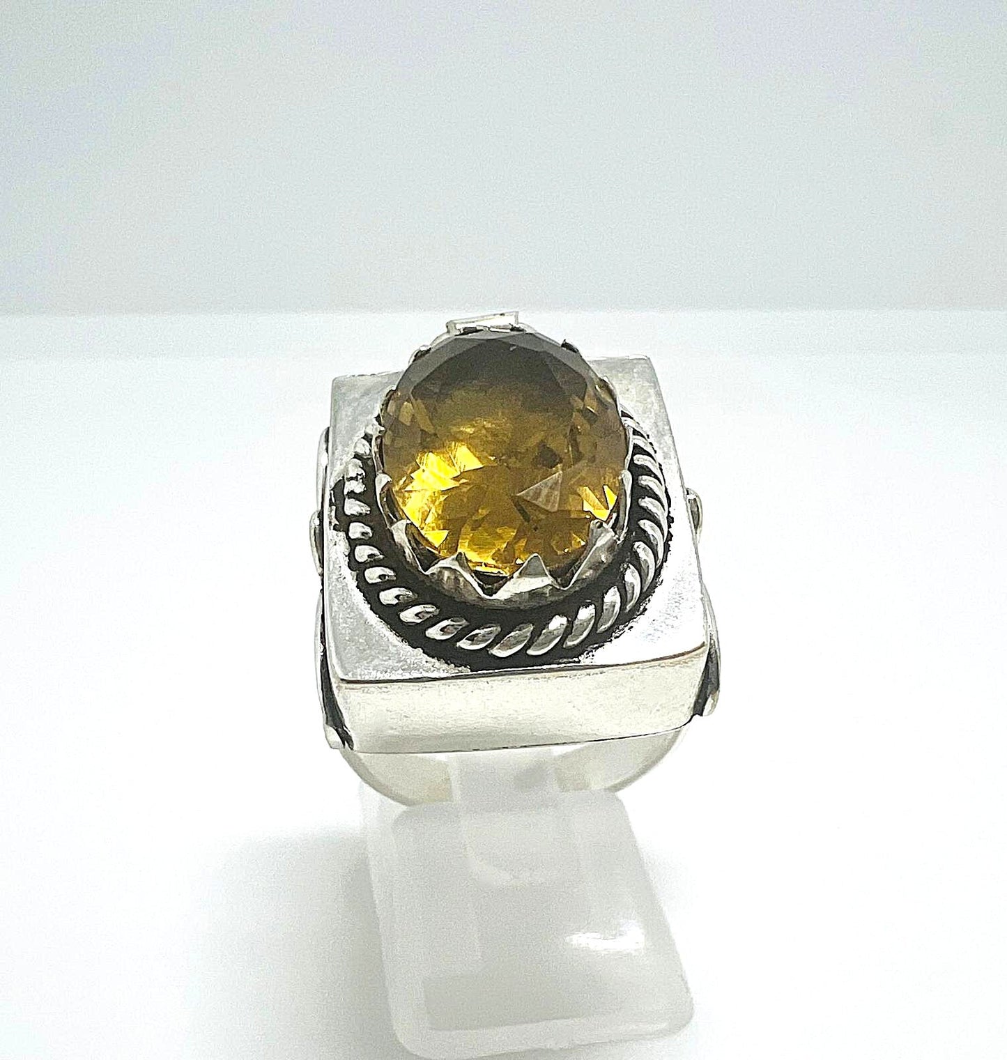 925er Silber Rauchquarz