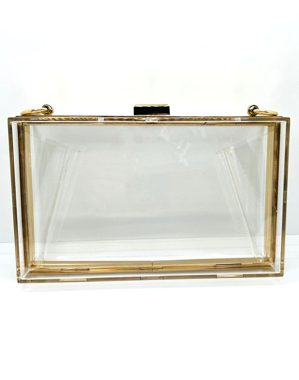 Transparente Acryl-Clutch