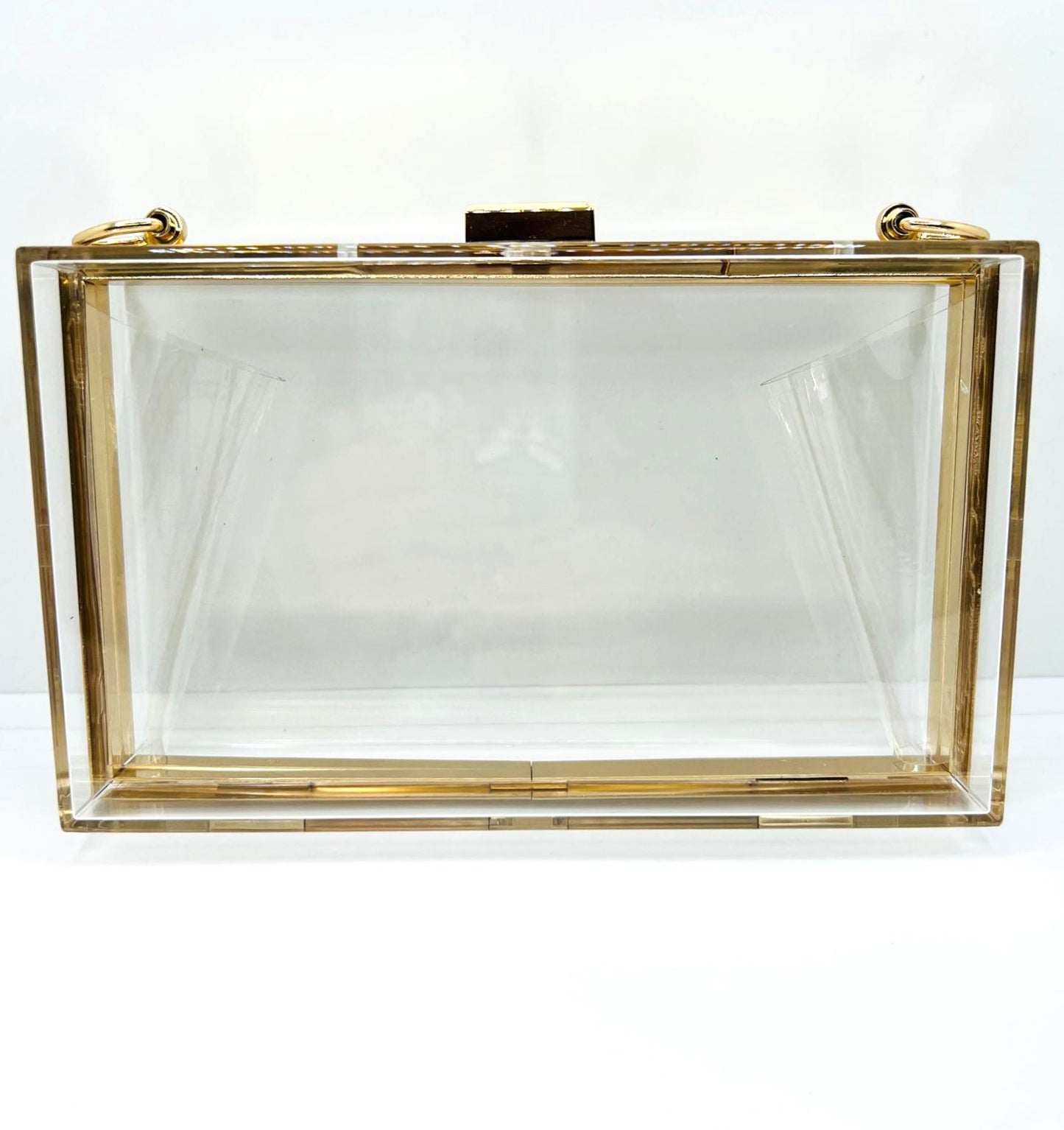 Transparente Acryl-Clutch