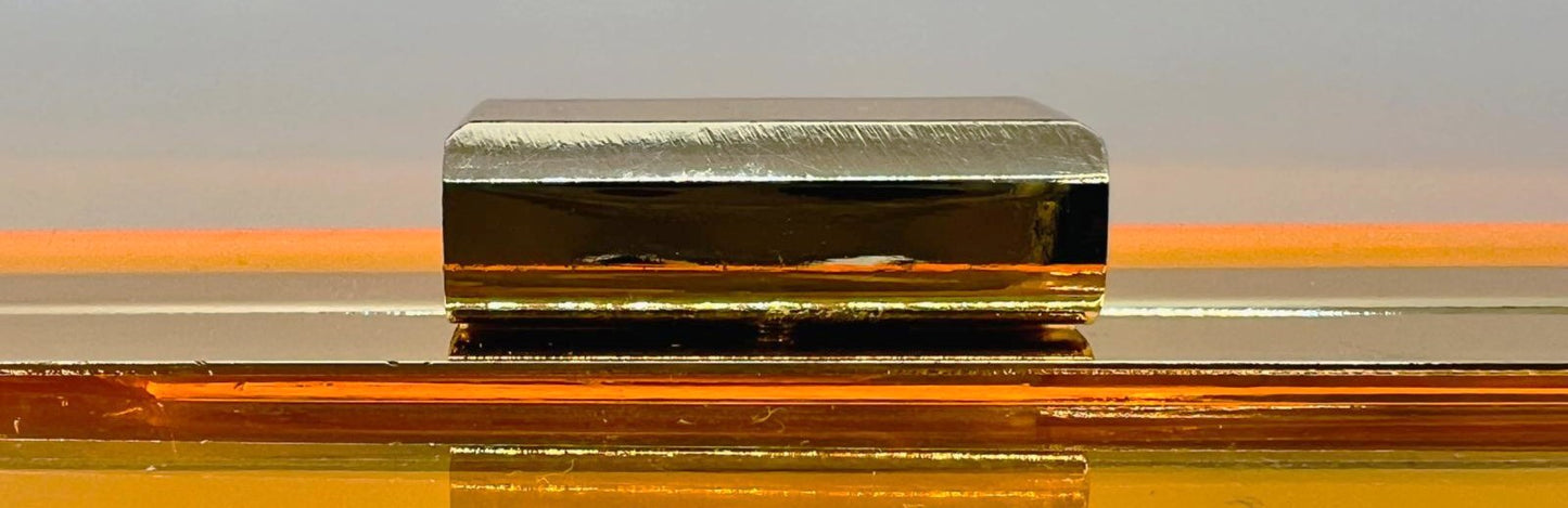 Transparente Orange Acryl Clutch