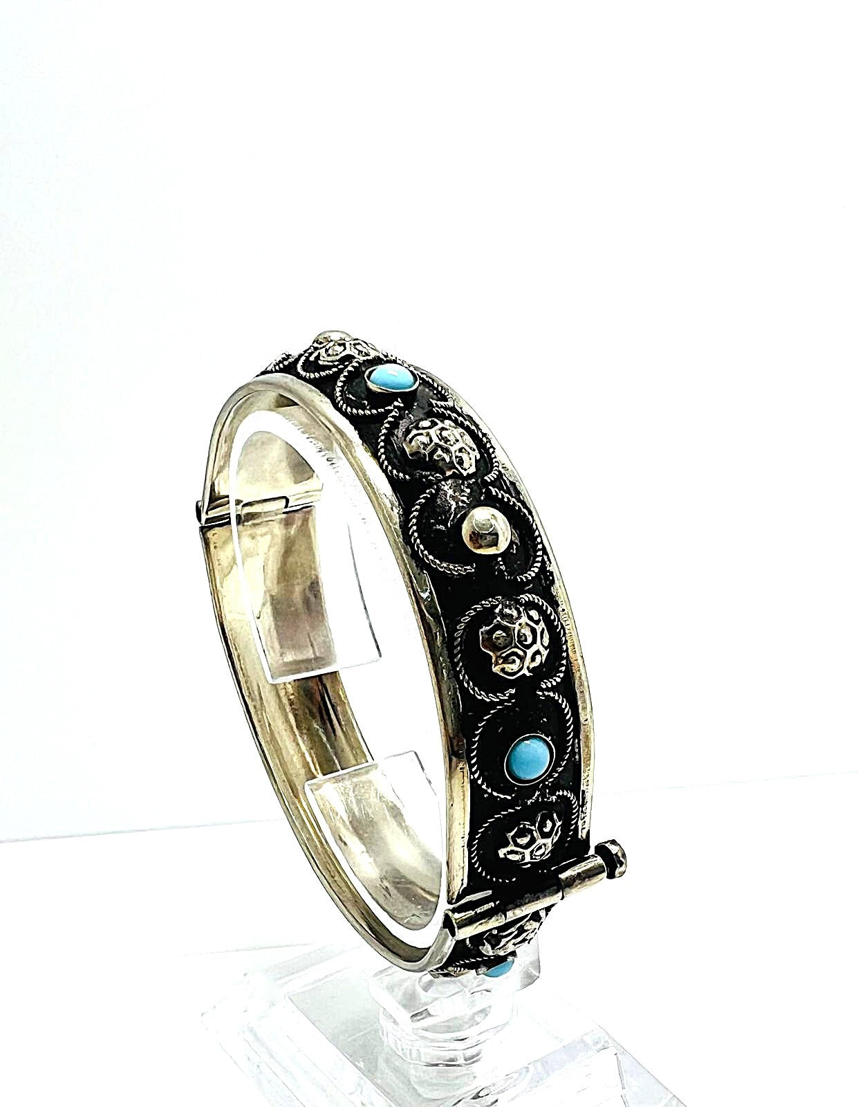 Versilberte Vintage-Armspange