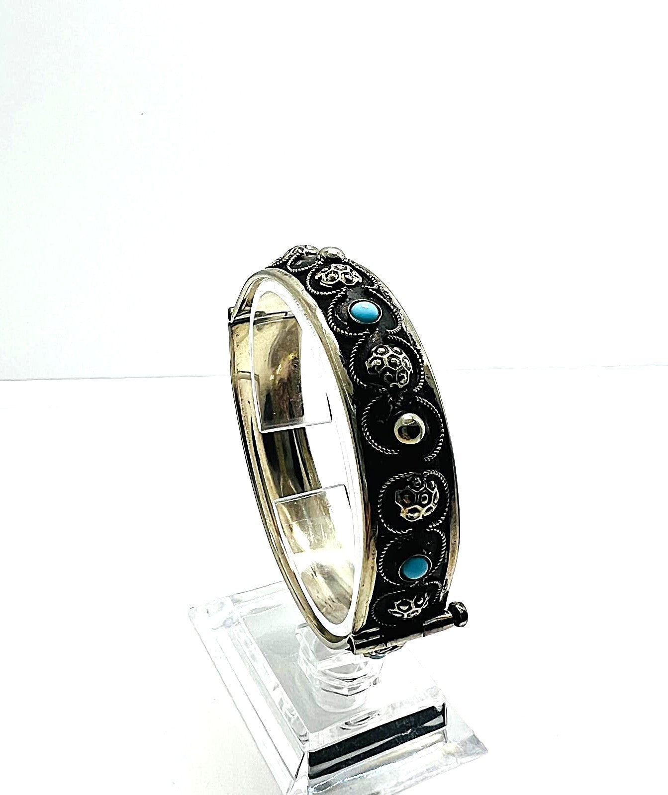 Versilberte Vintage-Armspange