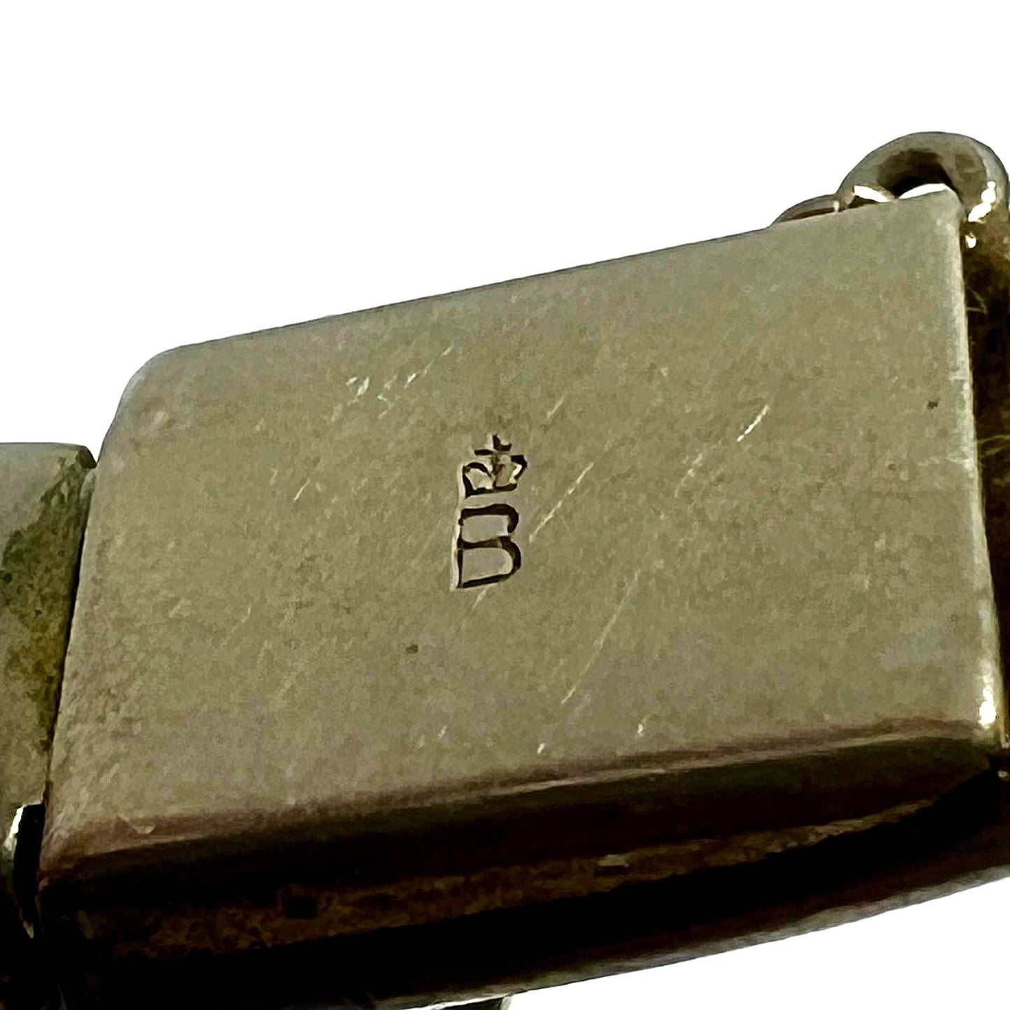 Viktorianischer Armreif Messing vergoldet