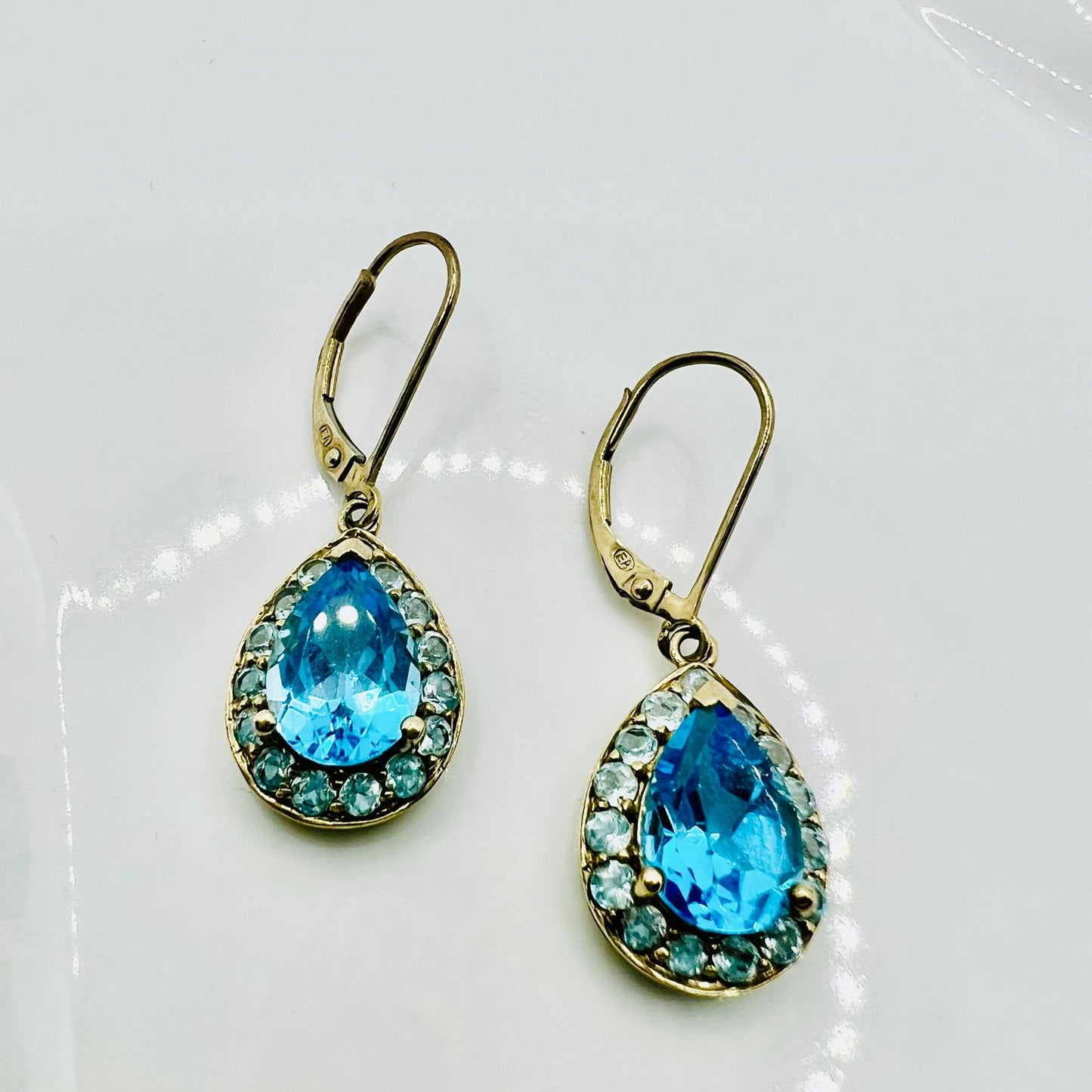 Vintage 333 Gold Ohrringe