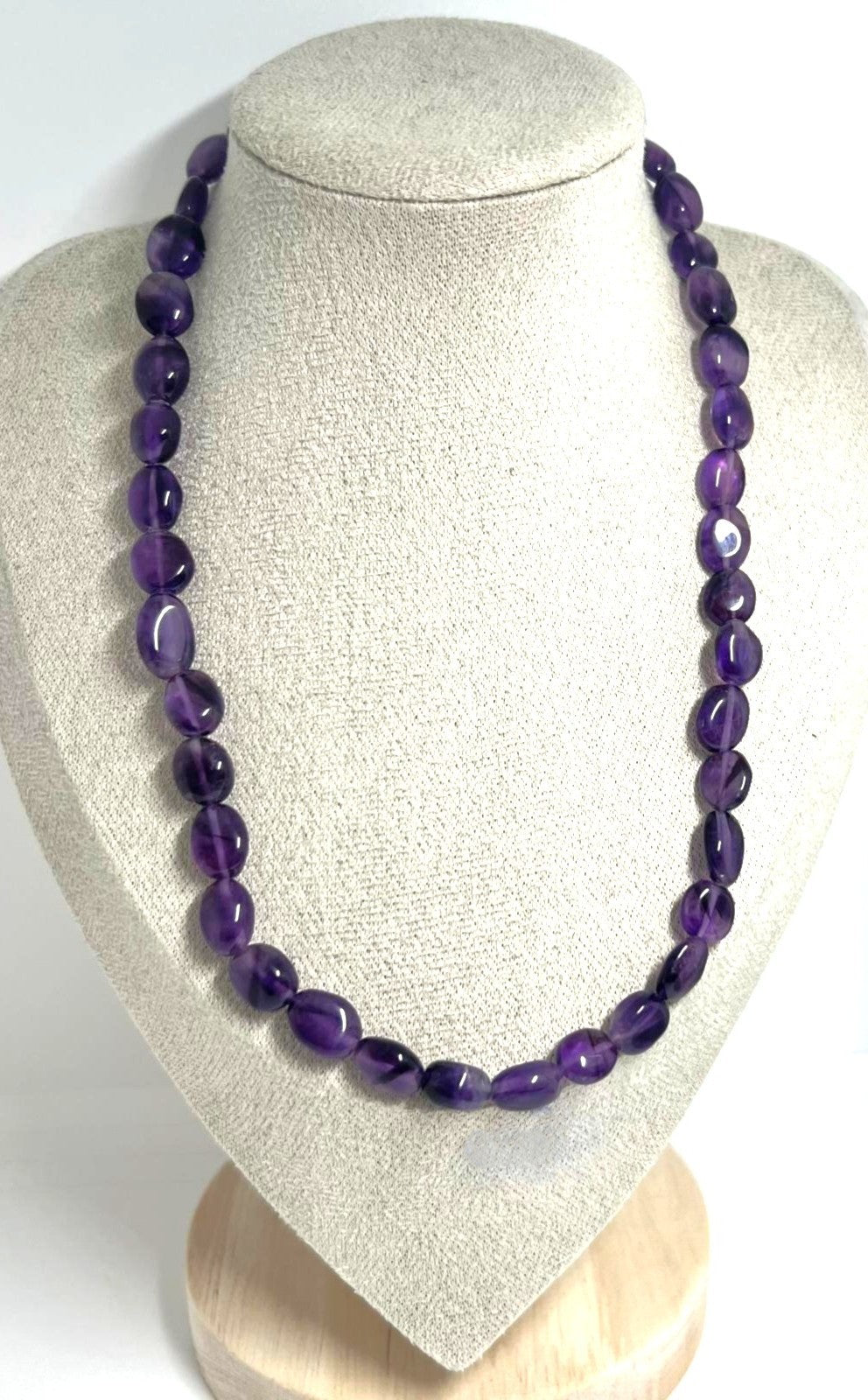 Vintage Amethyst Edelsteinkette