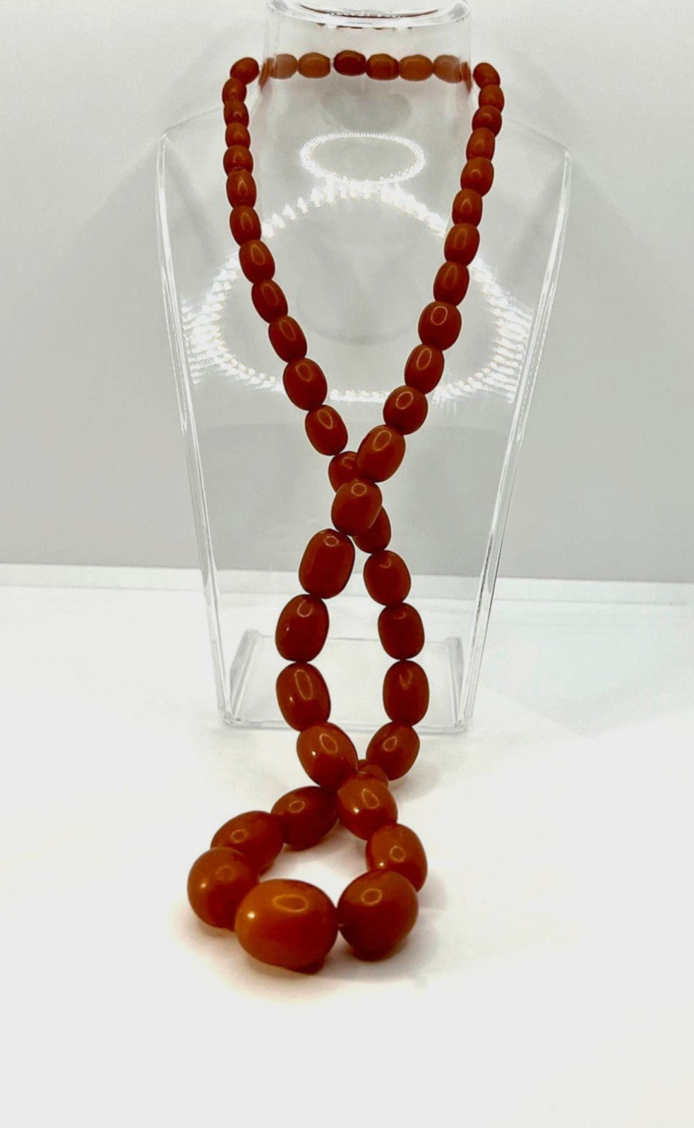 Vintage Honigbernstein Kette 57,6g Amber