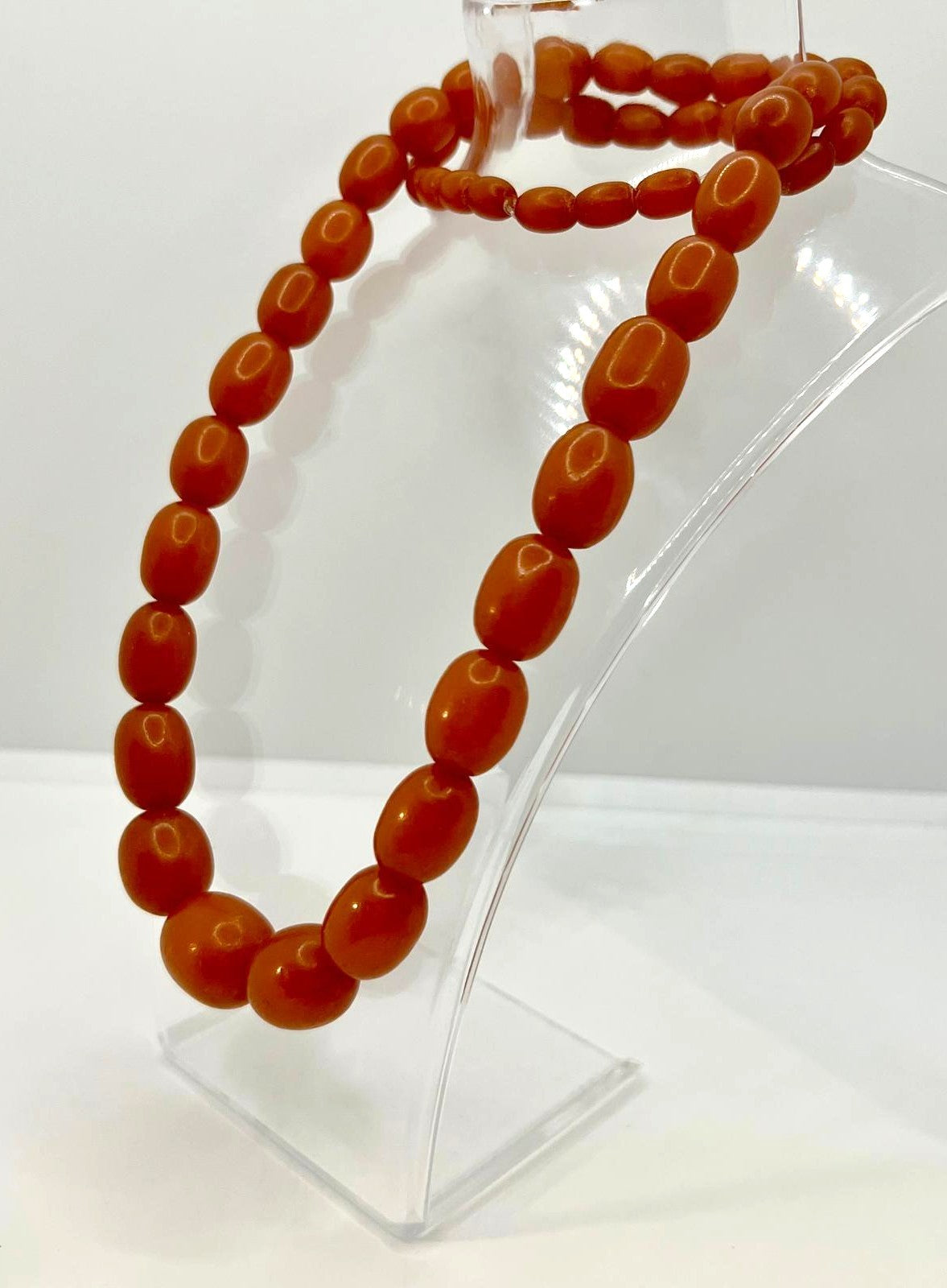 Vintage Honigbernstein Kette 57,6g Amber
