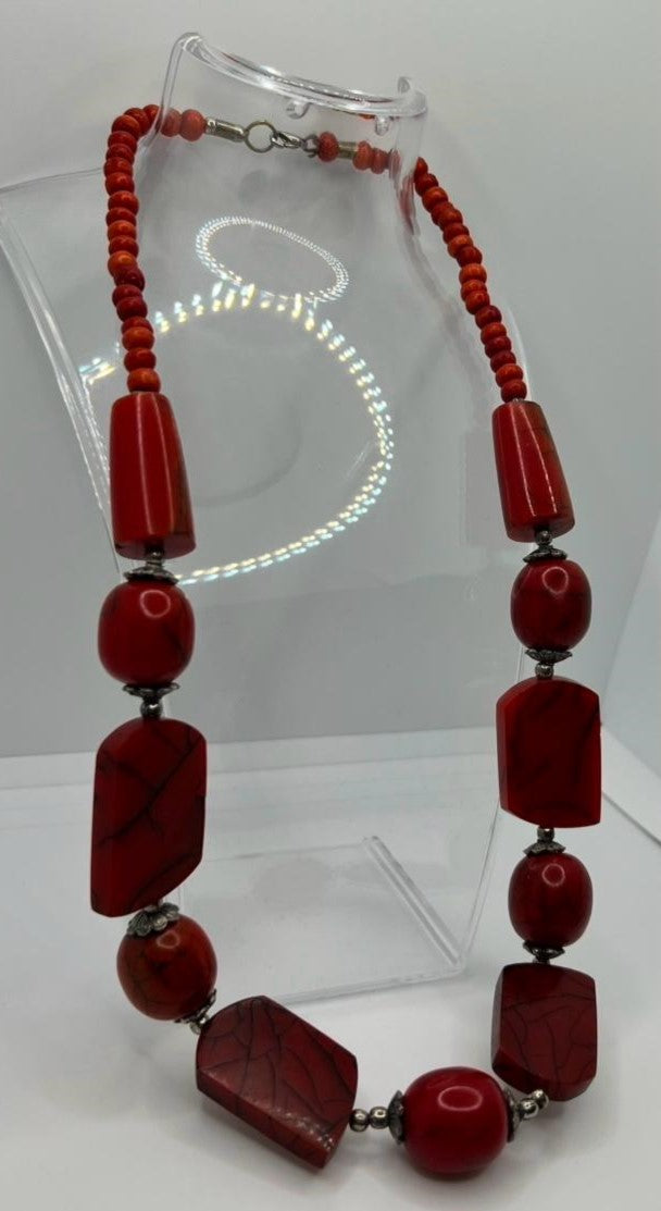 Vintage Korallen Kette