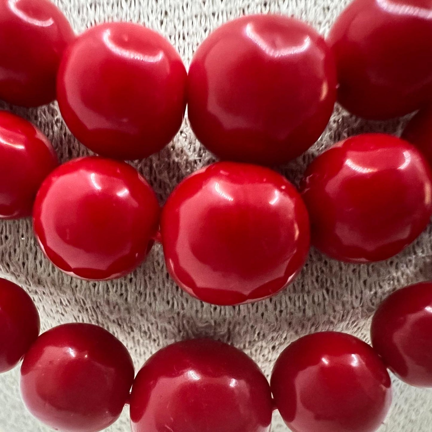 Elegante Vintage-Korallenkette