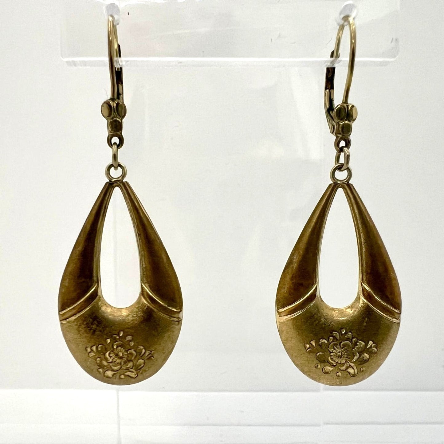 Vintage Ohrringe vergoldet