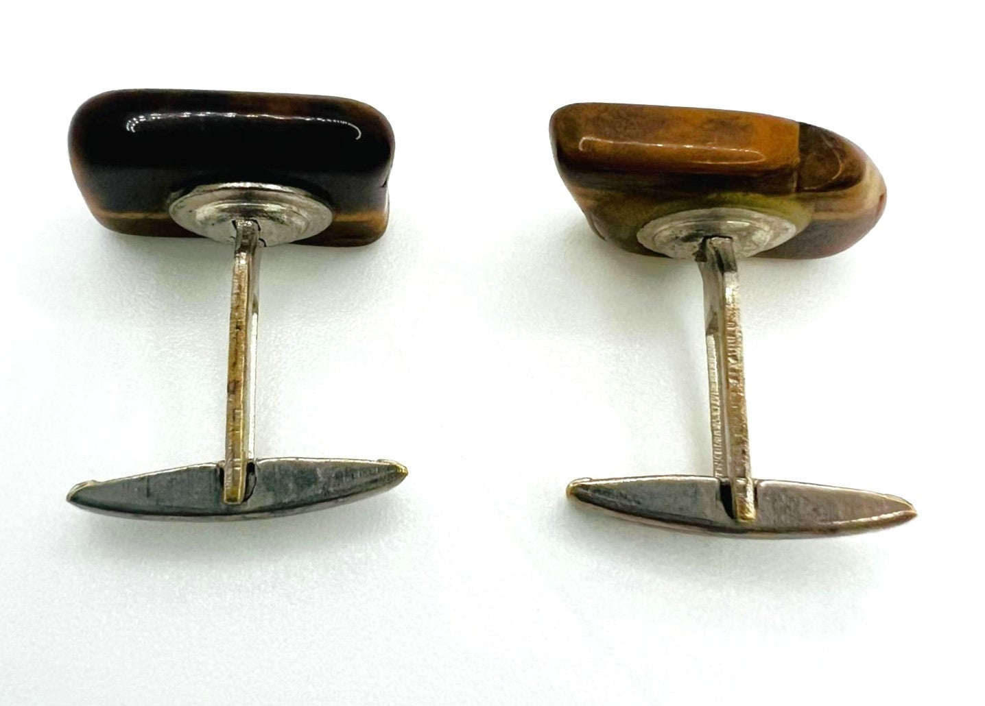 Vintage Tigerauge Manschettenknöpfe